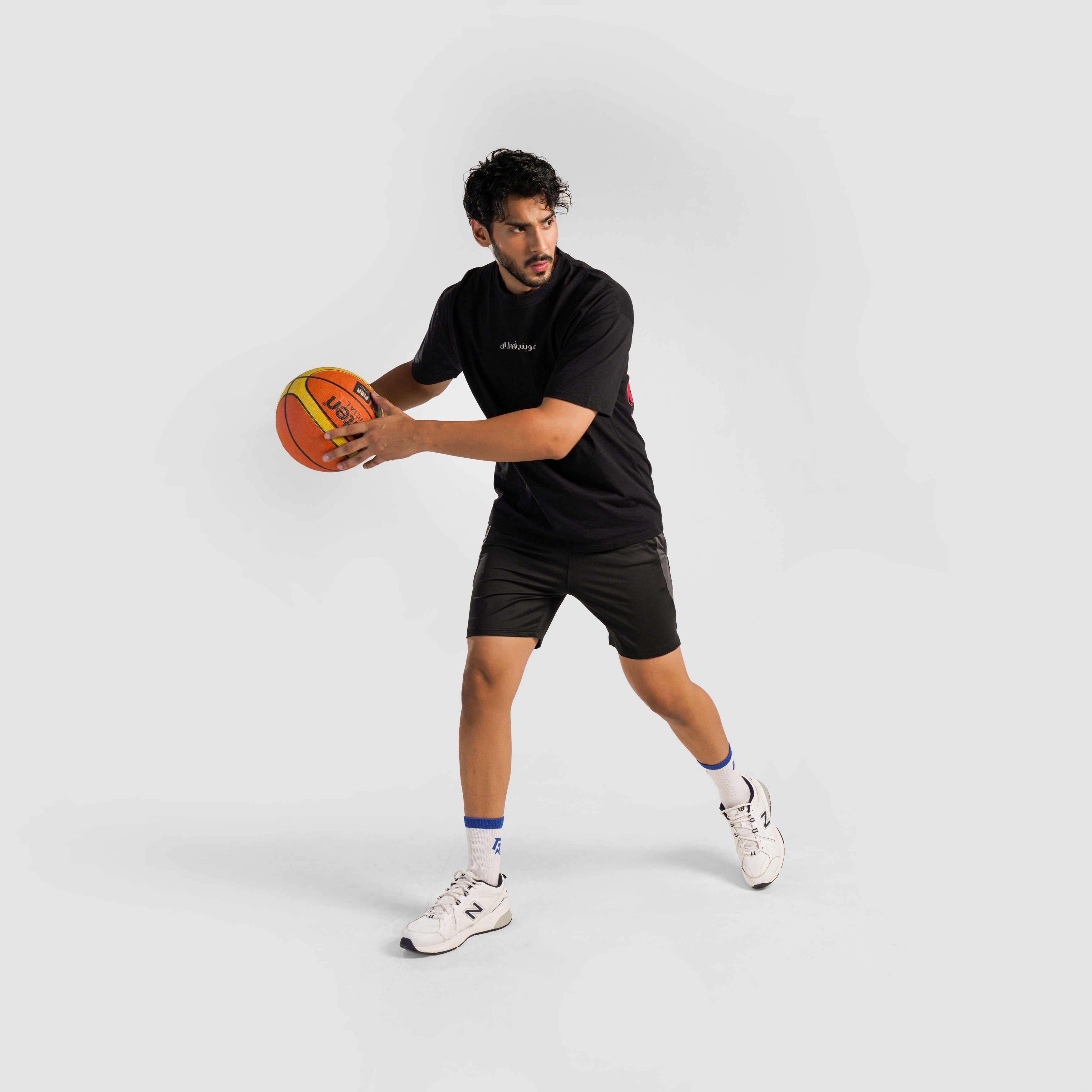 Vortex Stripe Shorts (Black)