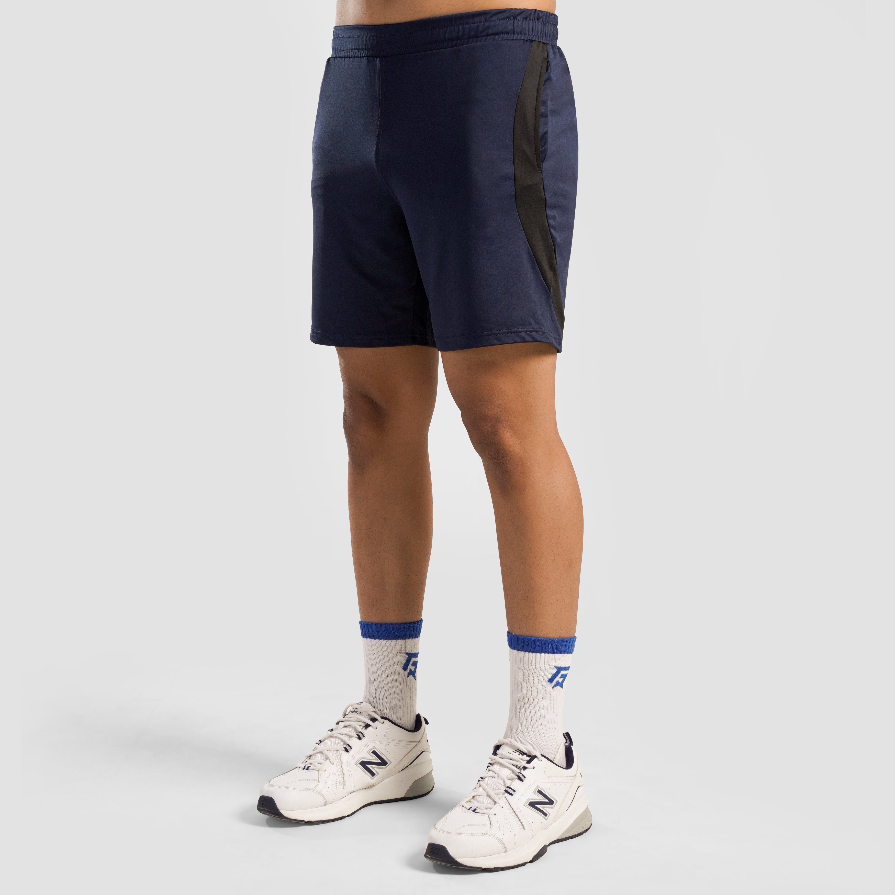 Vortex Stripe Shorts (Navy)