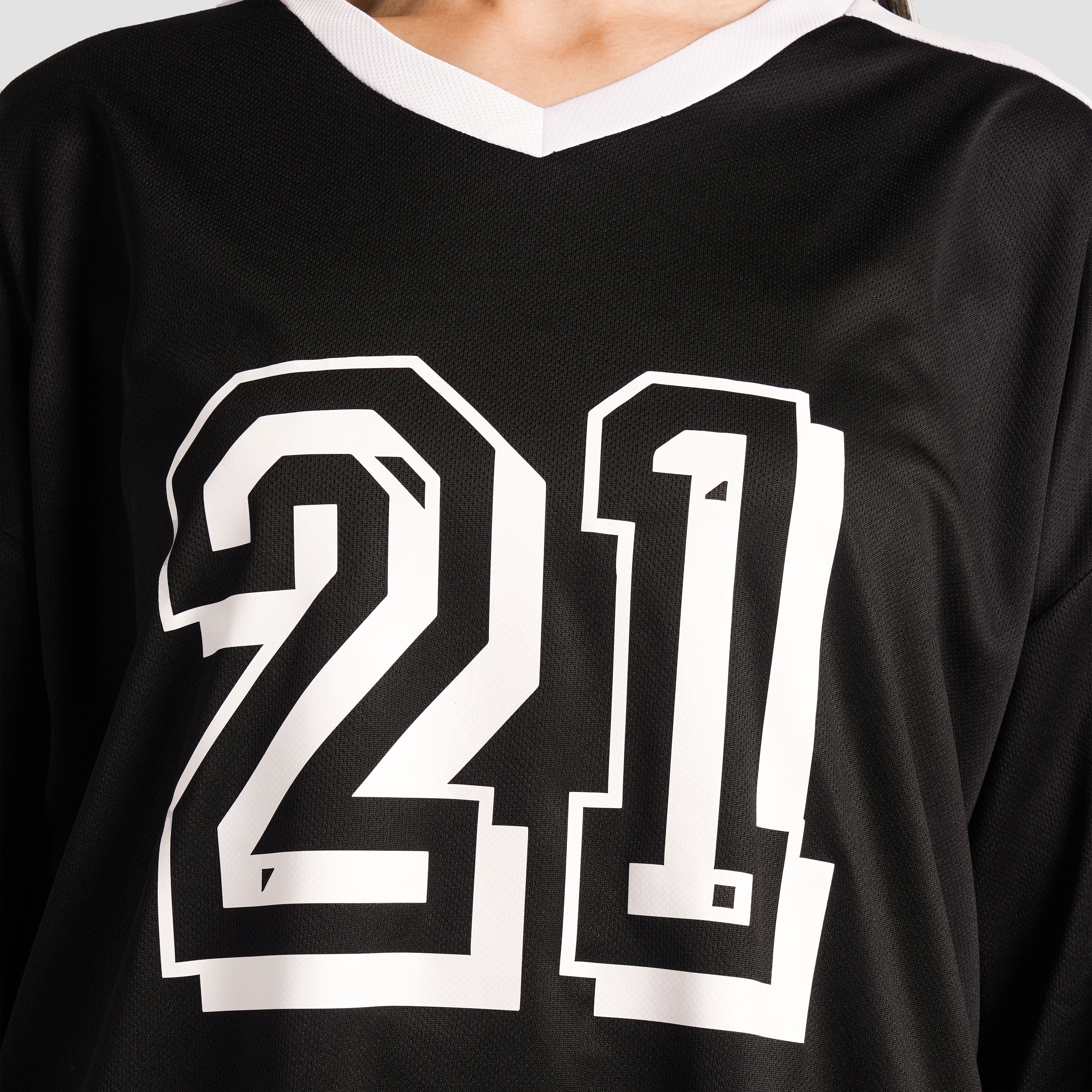 Goal Bound Full Sleeves Jersey (Black)