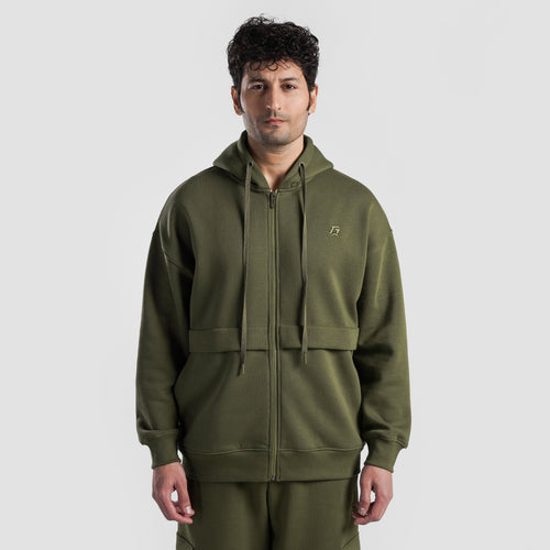 GAI Cargo Hoodie (Olive)
