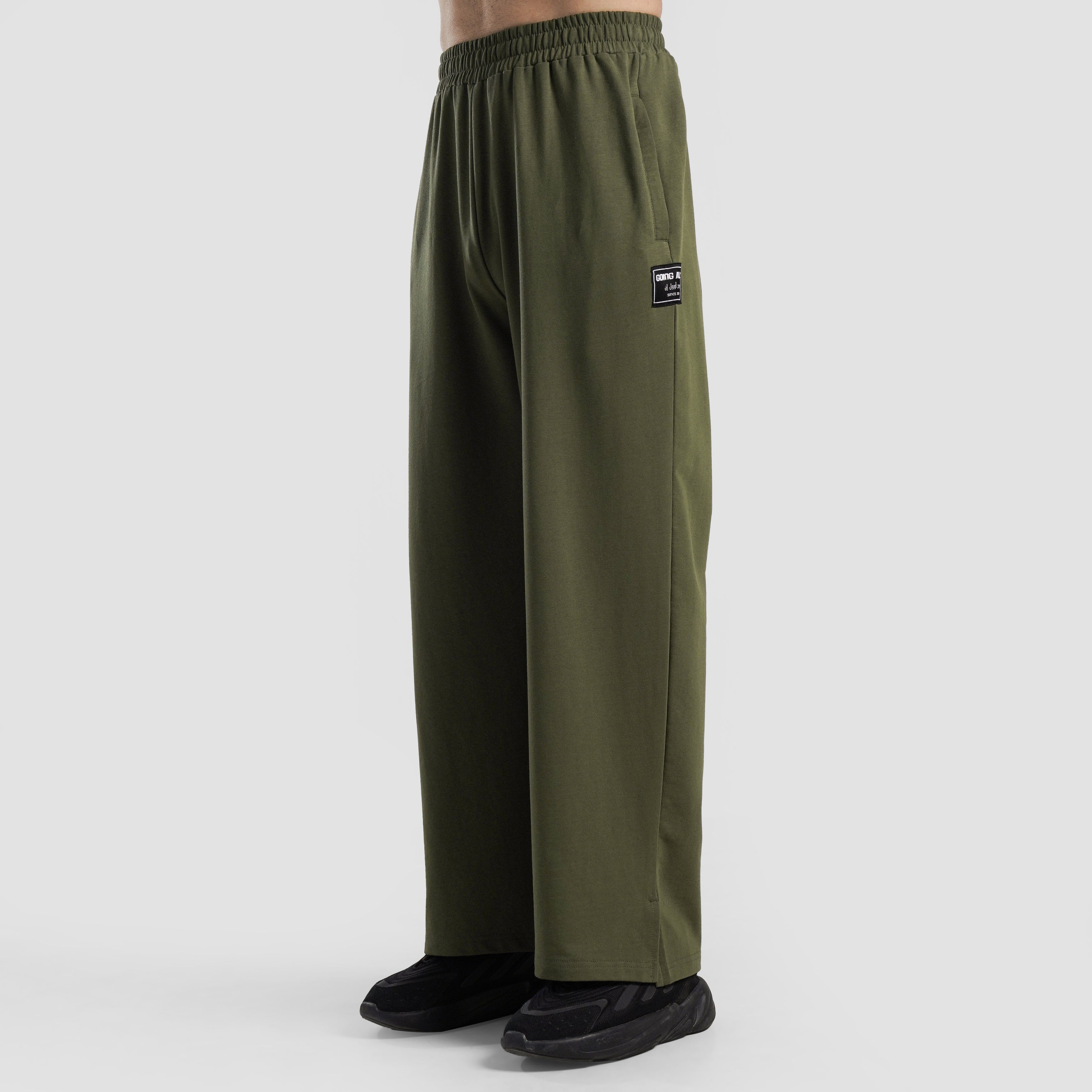 WideFlex Trousers (Olive)