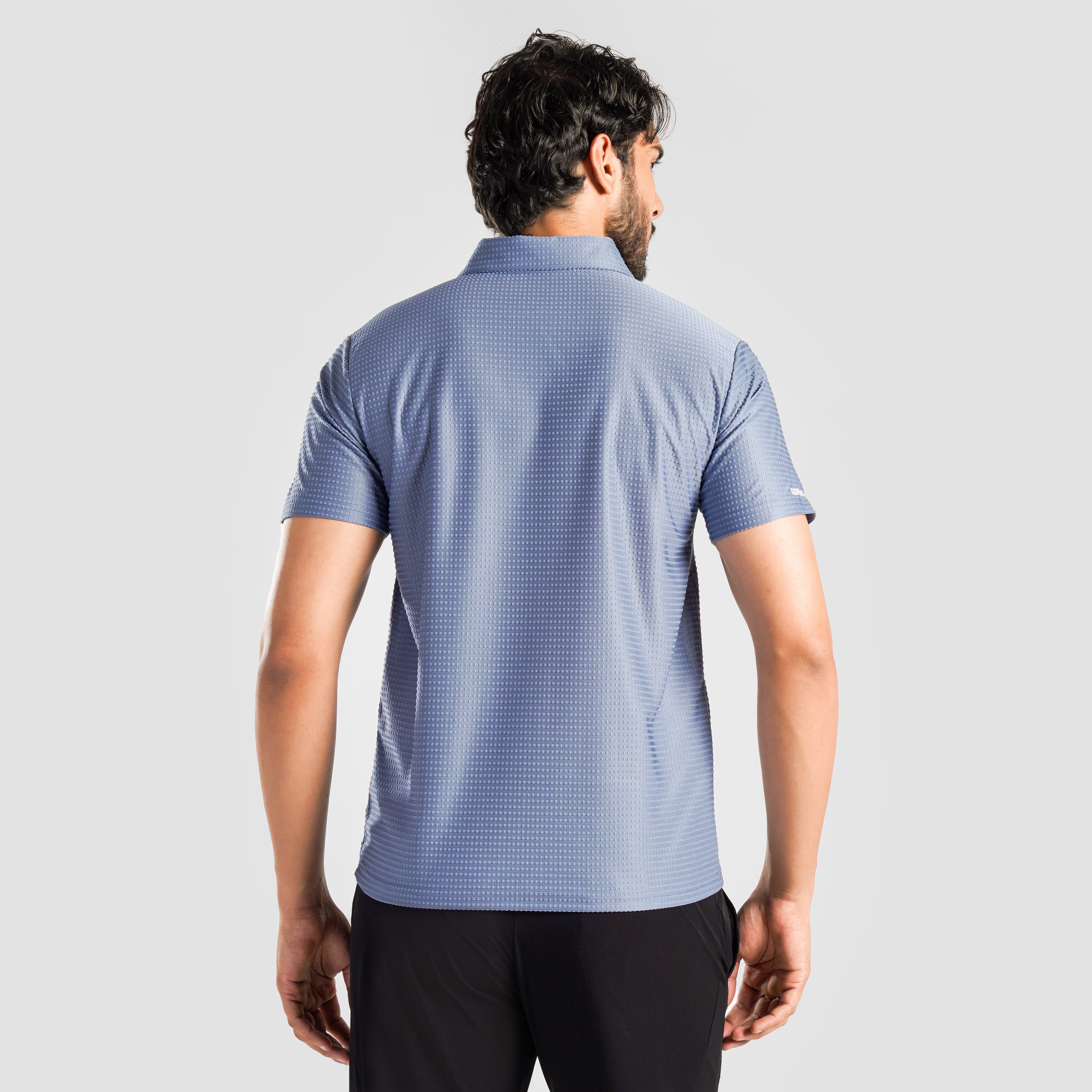 DOT Texture Polo (JK Blue)