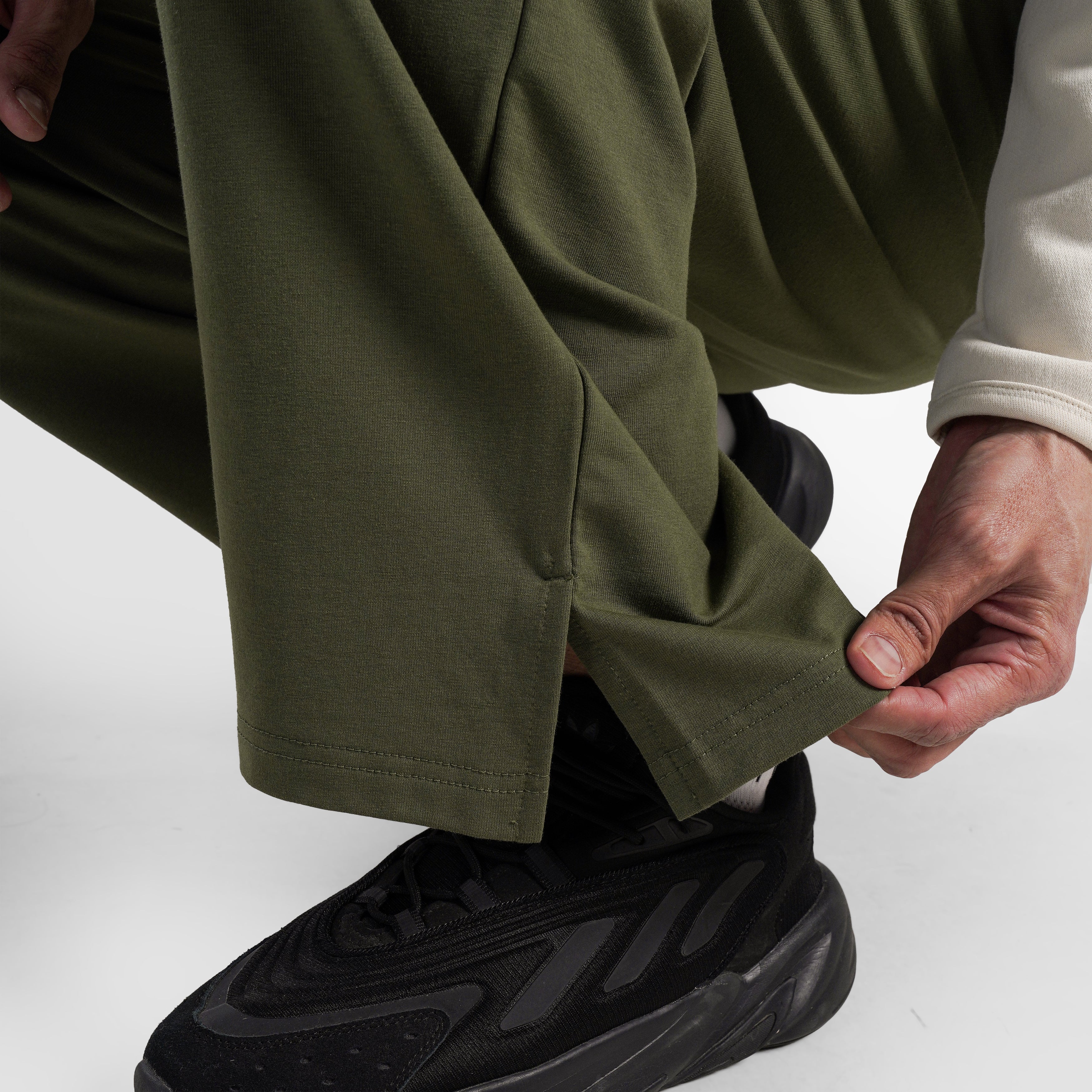 WideFlex Trousers (Olive)