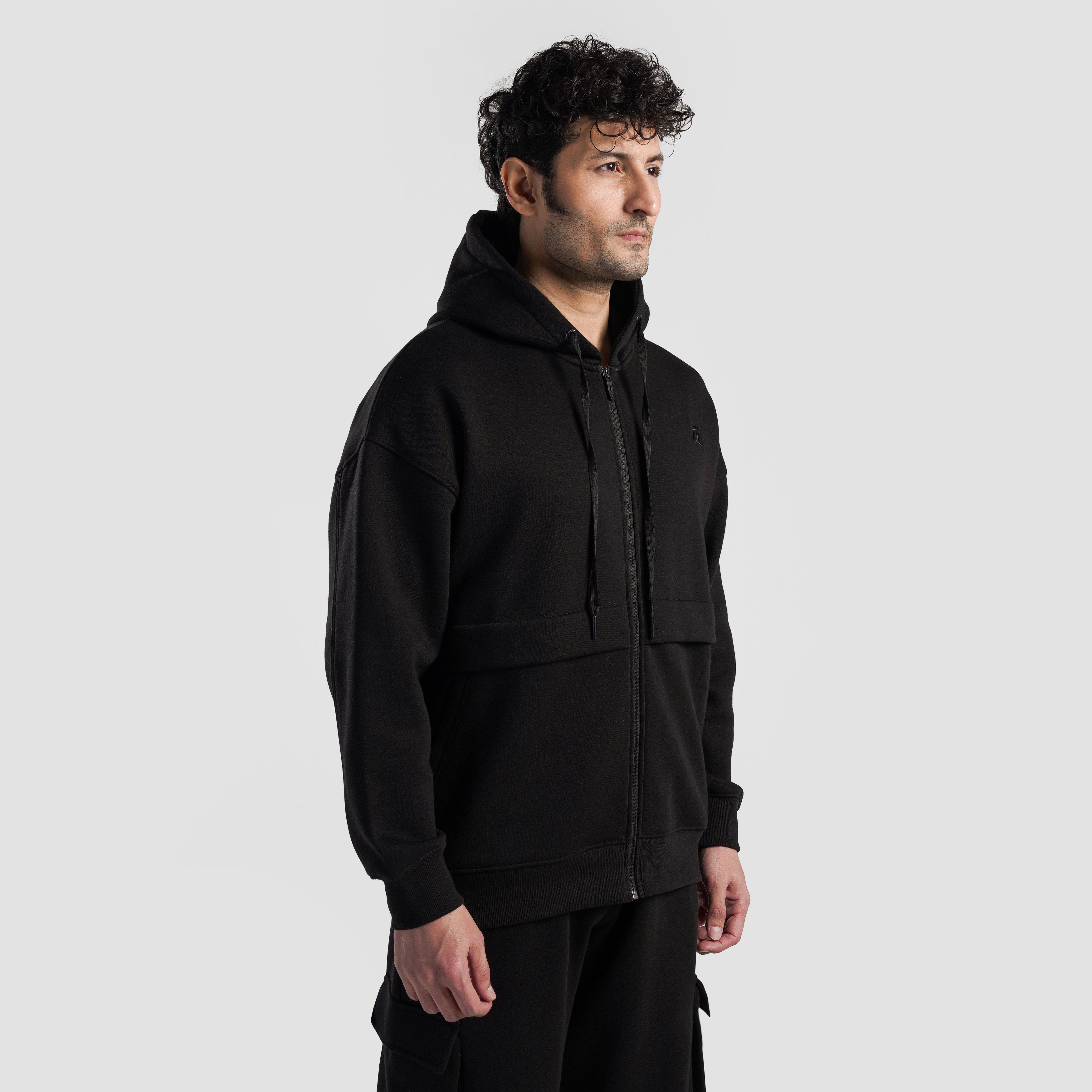GAI Cargo Hoodie (Black)