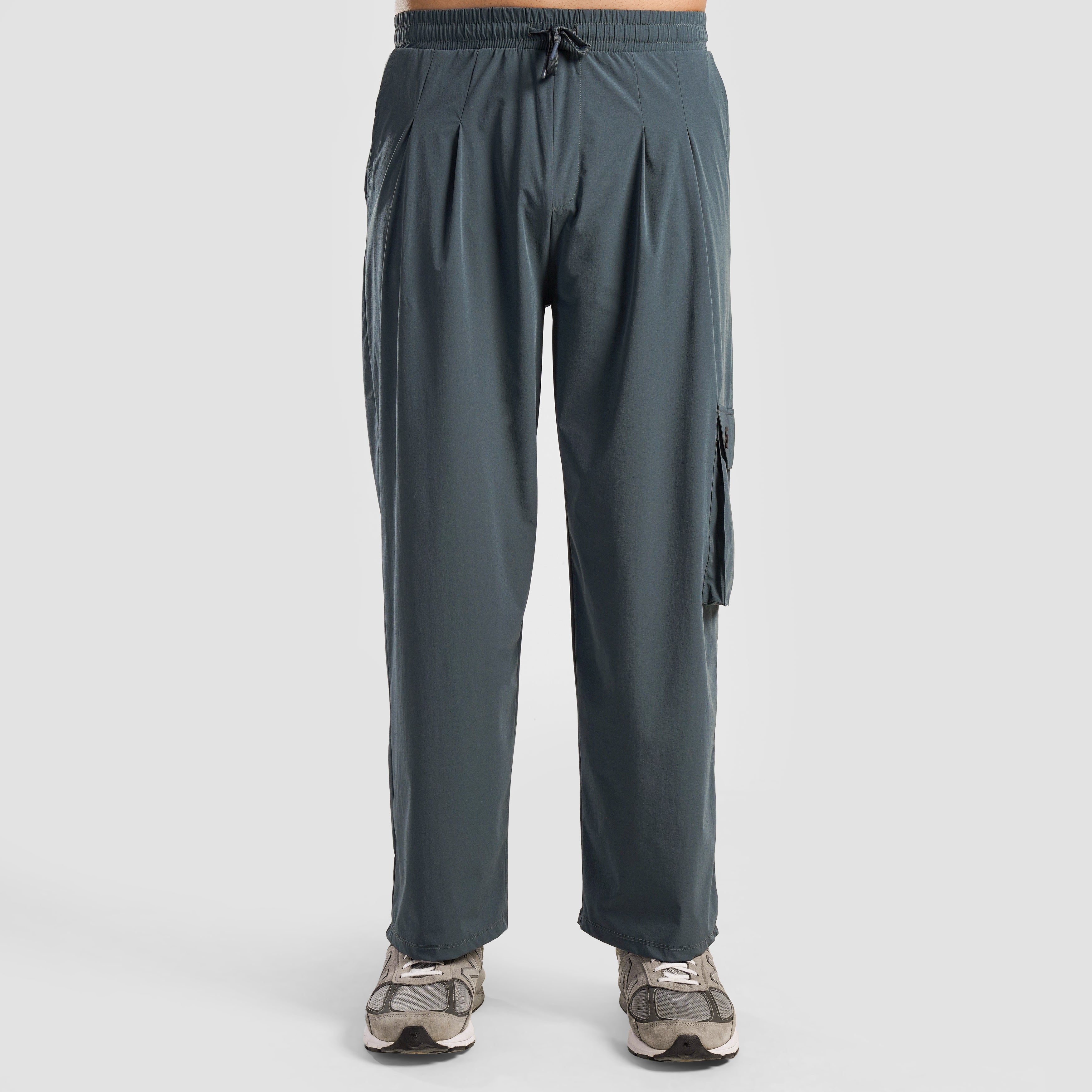 Drifit Pleated Trousers (Dark Grey)