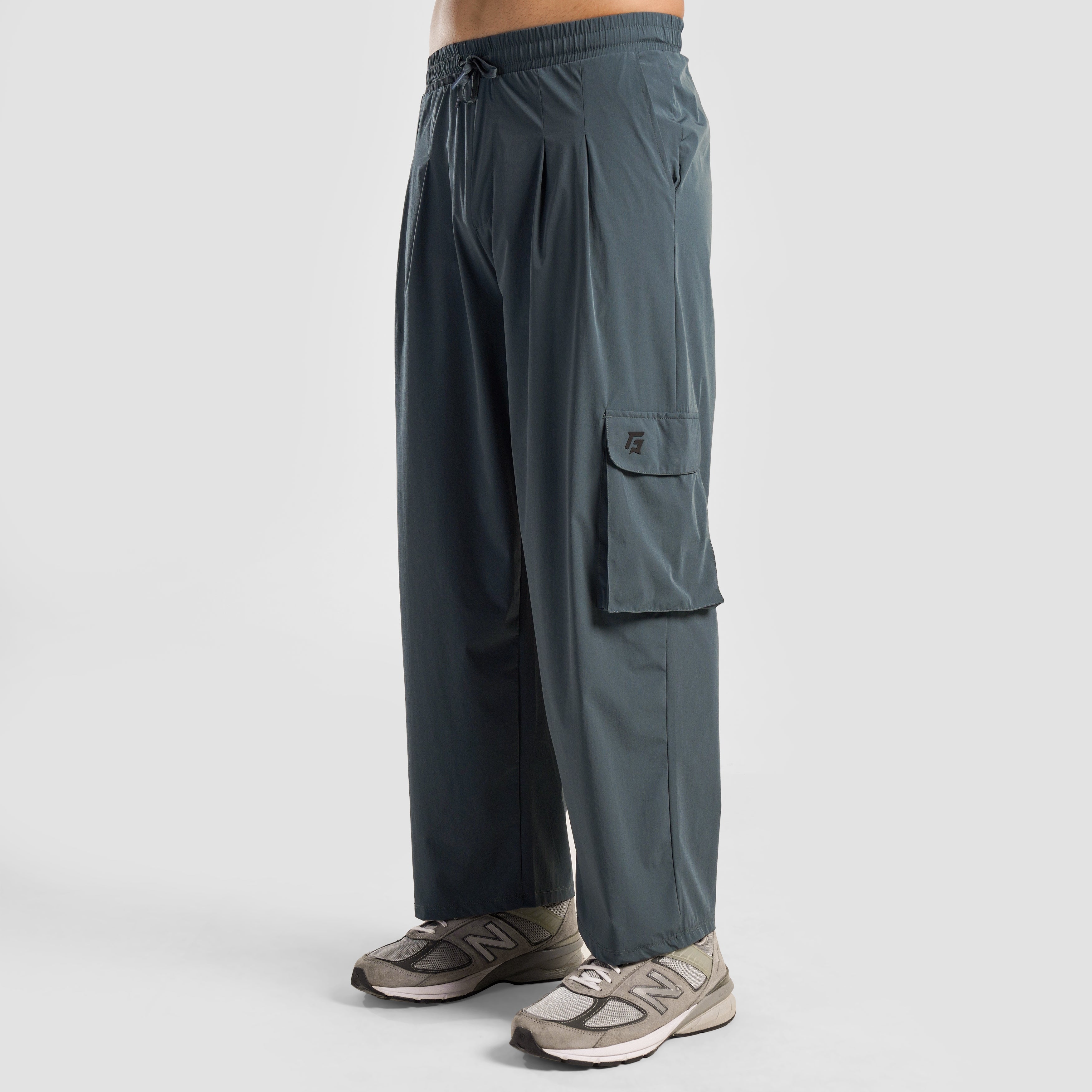 Drifit Pleated Trousers (Dark Grey)