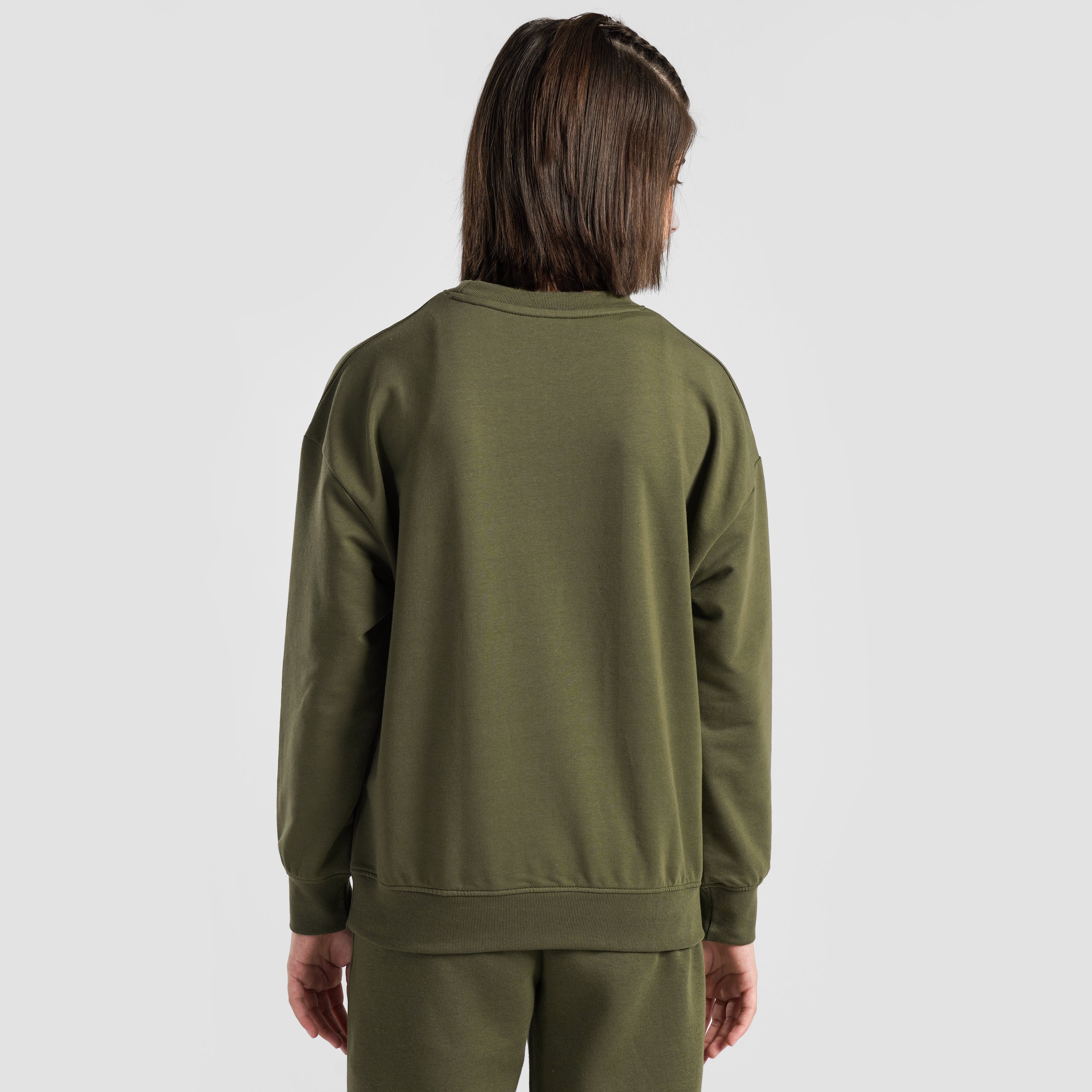 Playful Pretty SweatShirt (Olive)