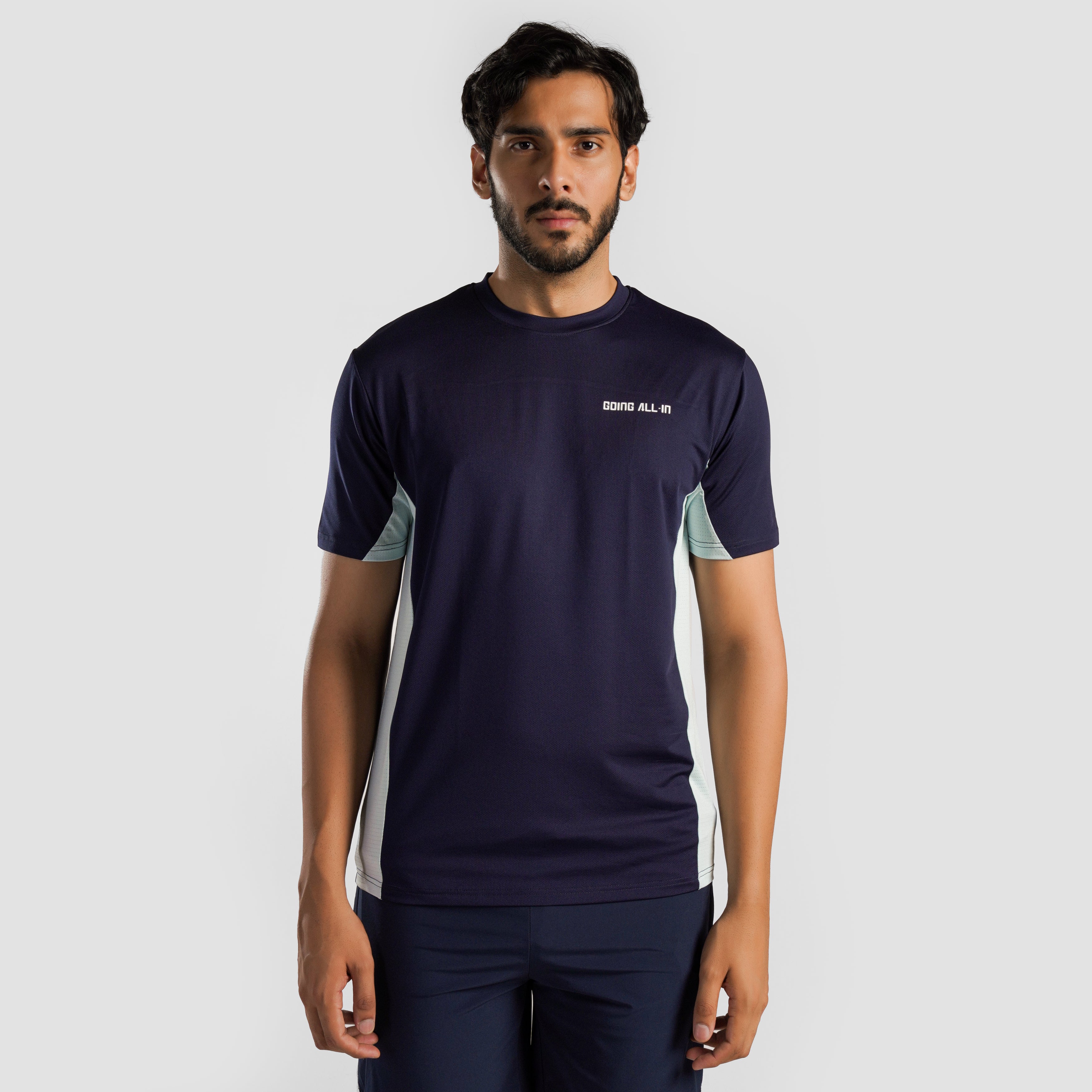 Ace T-Shirt (Navy-Mint Green)