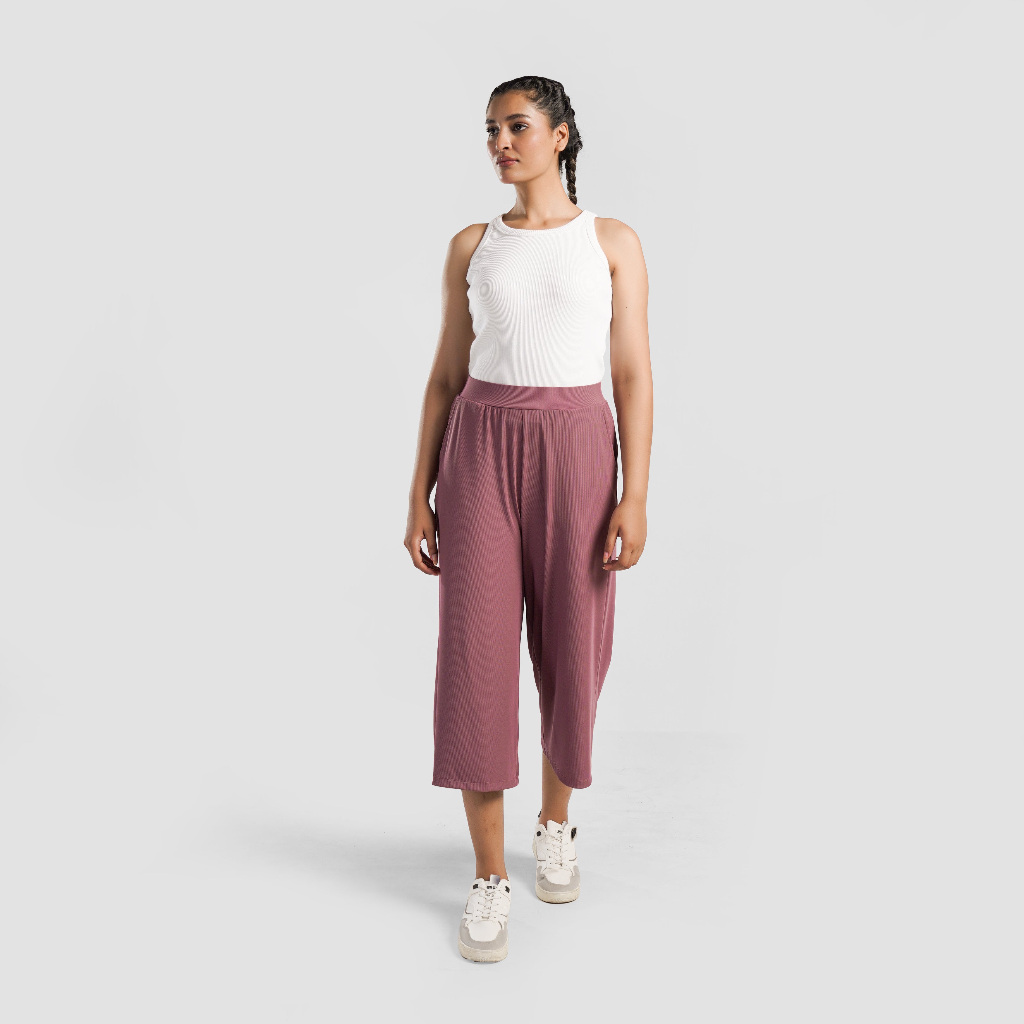 Boundless Culottes (Dusty Pink)
