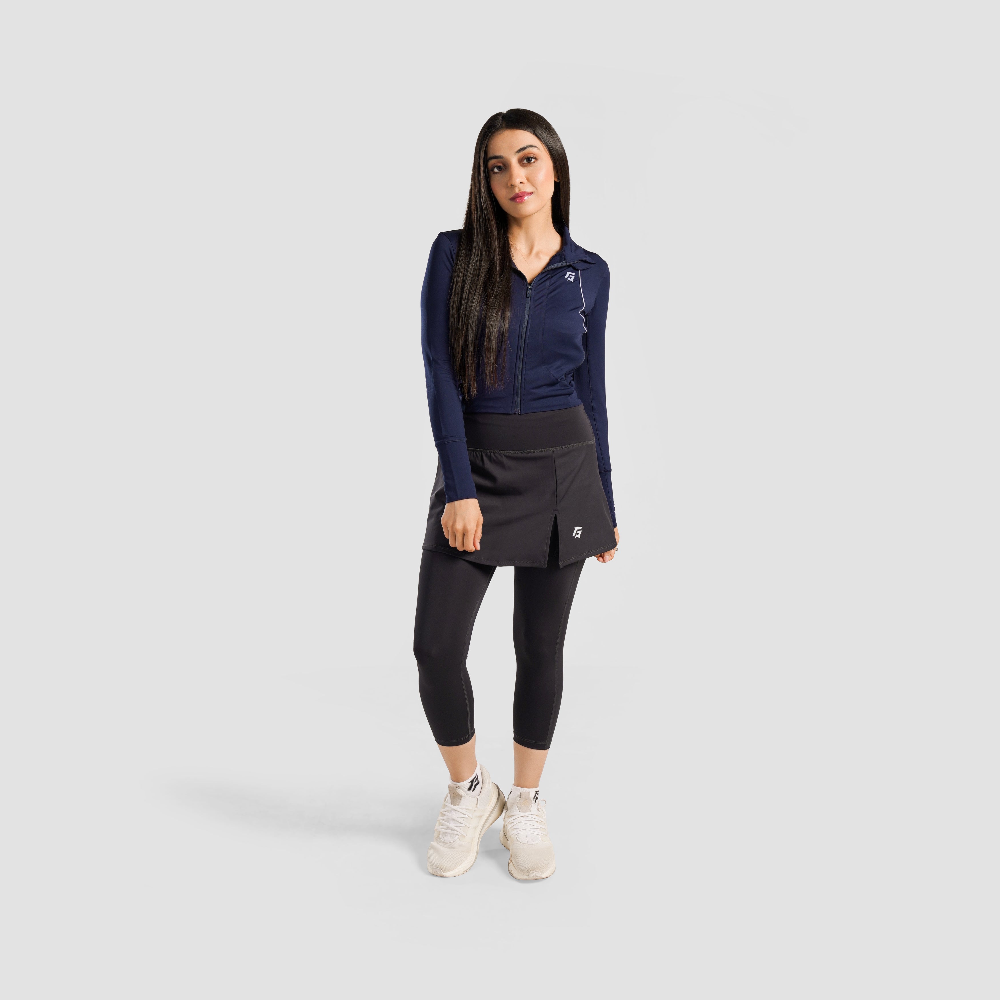 Ace Skirt with Leggings (Black)