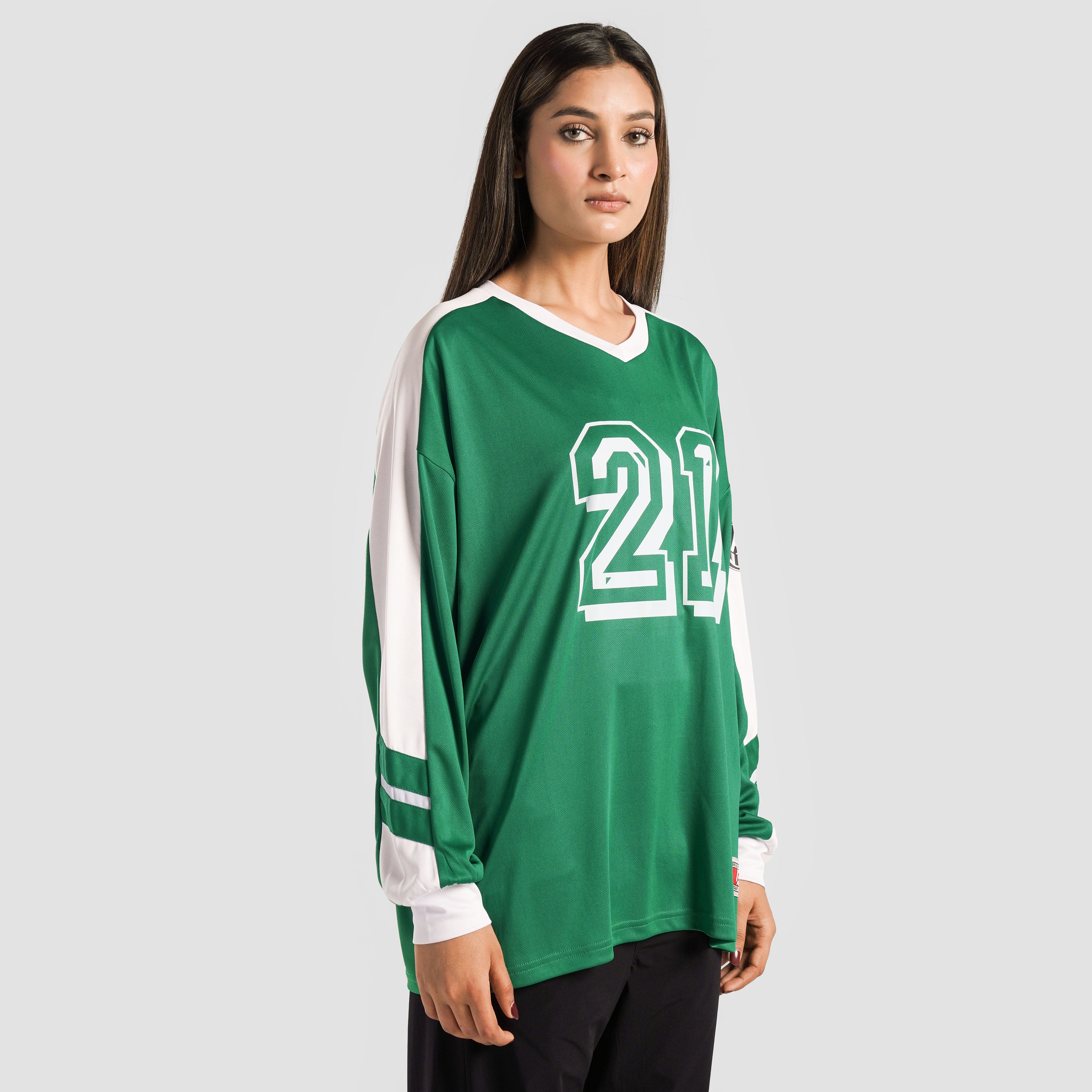 Goal Bound Full Sleeves Jersey (Dark Green)