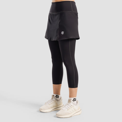 Ace Skirt with Leggings (Black)