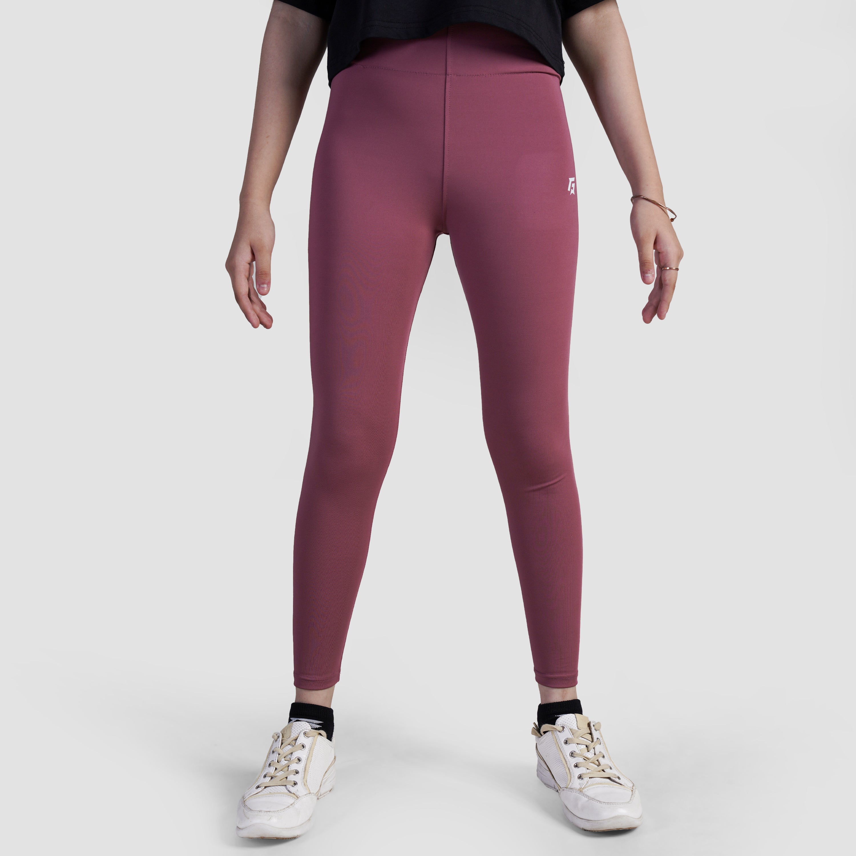 Flexfit Junior Leggings (Rose Wood)