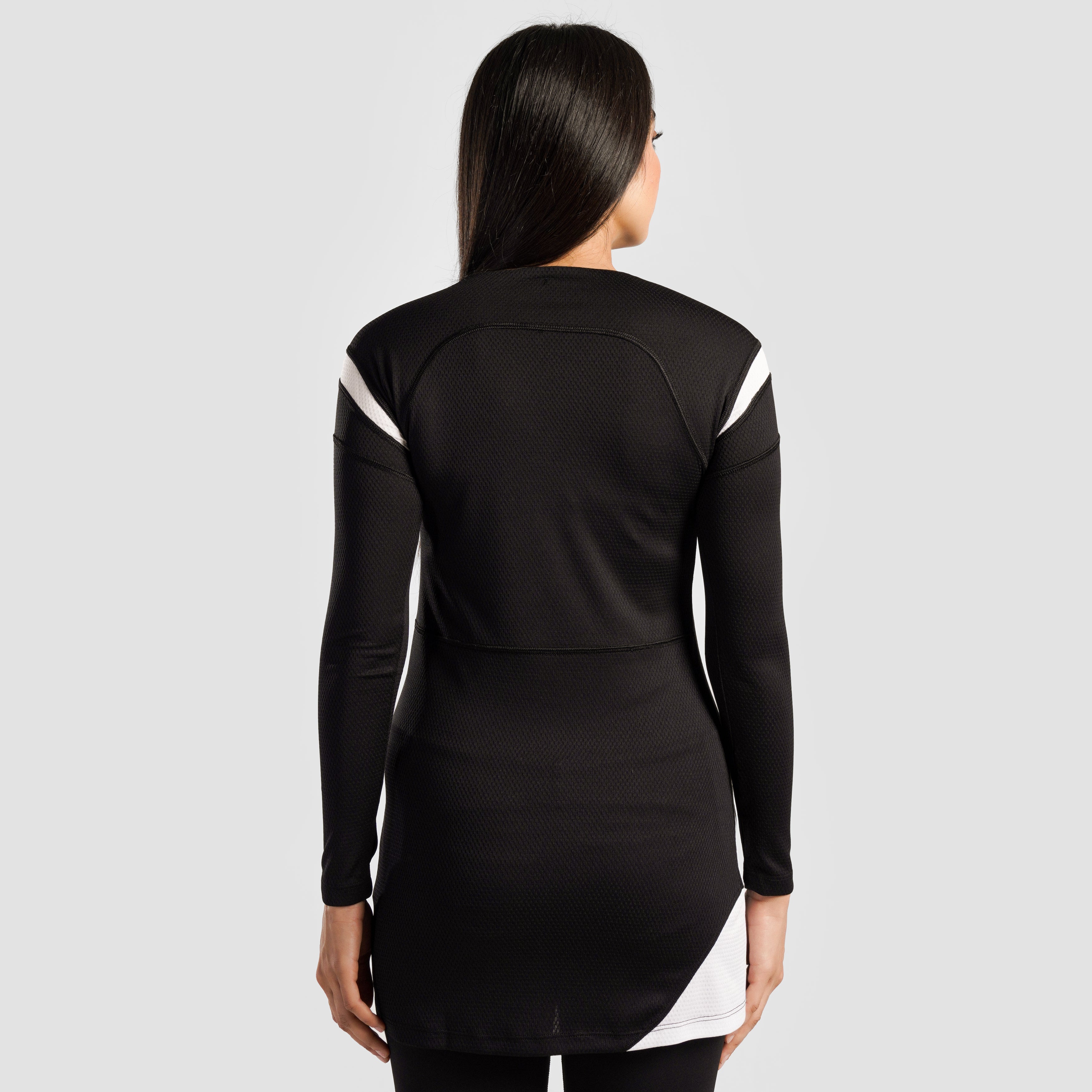 Prime Tennis Dress (Black-White)