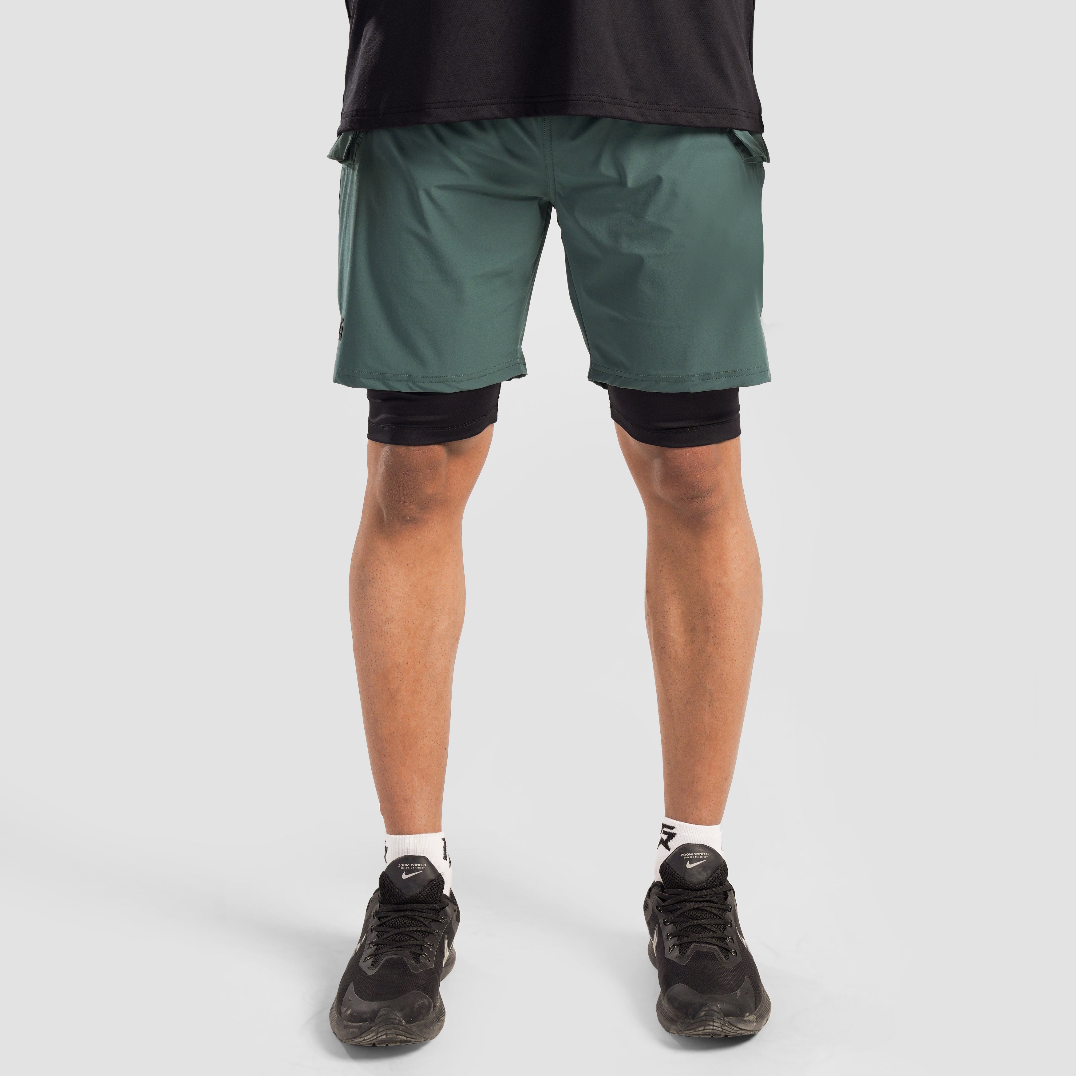 Aero Patch Shorts (Green)