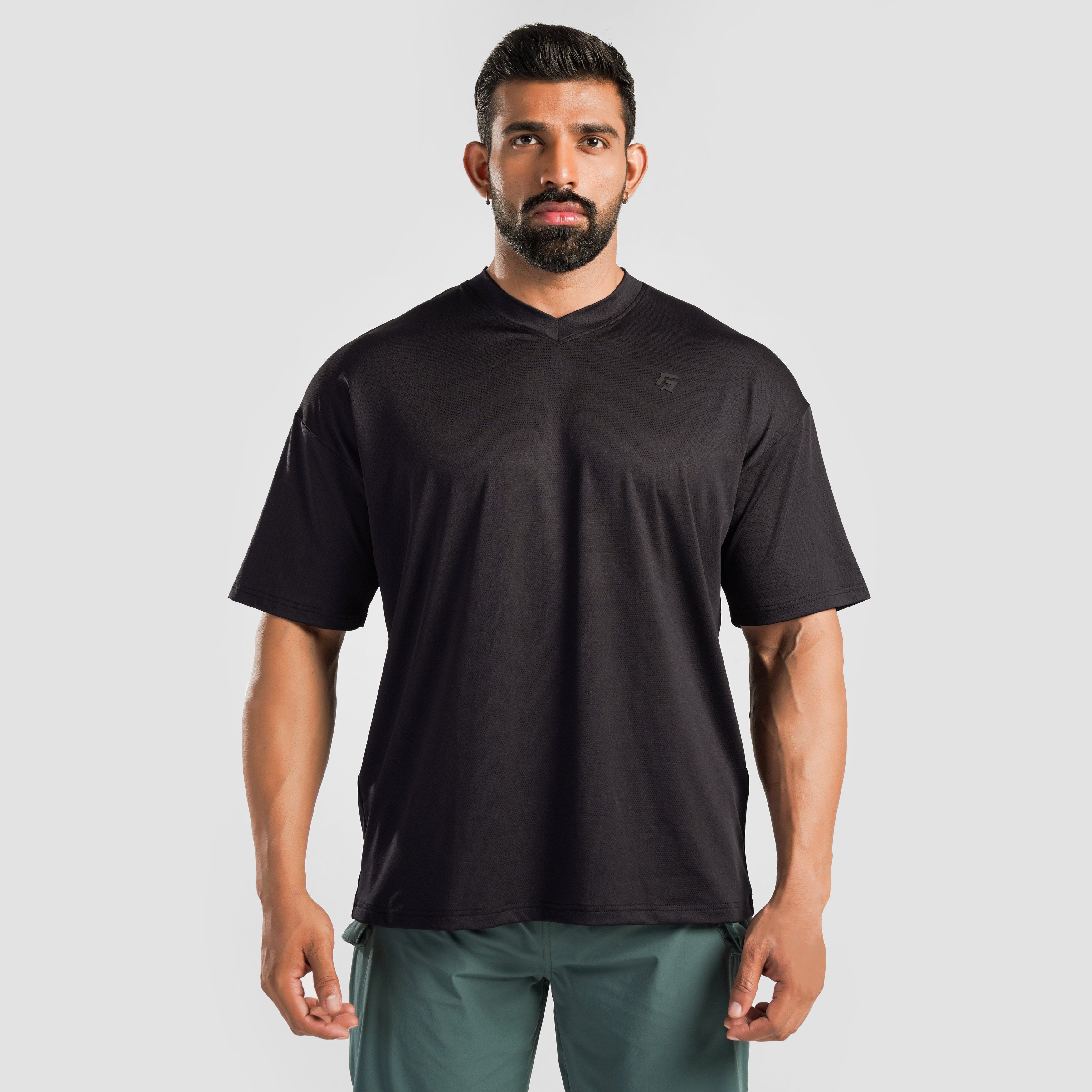 Power Mesh Tee (Black)