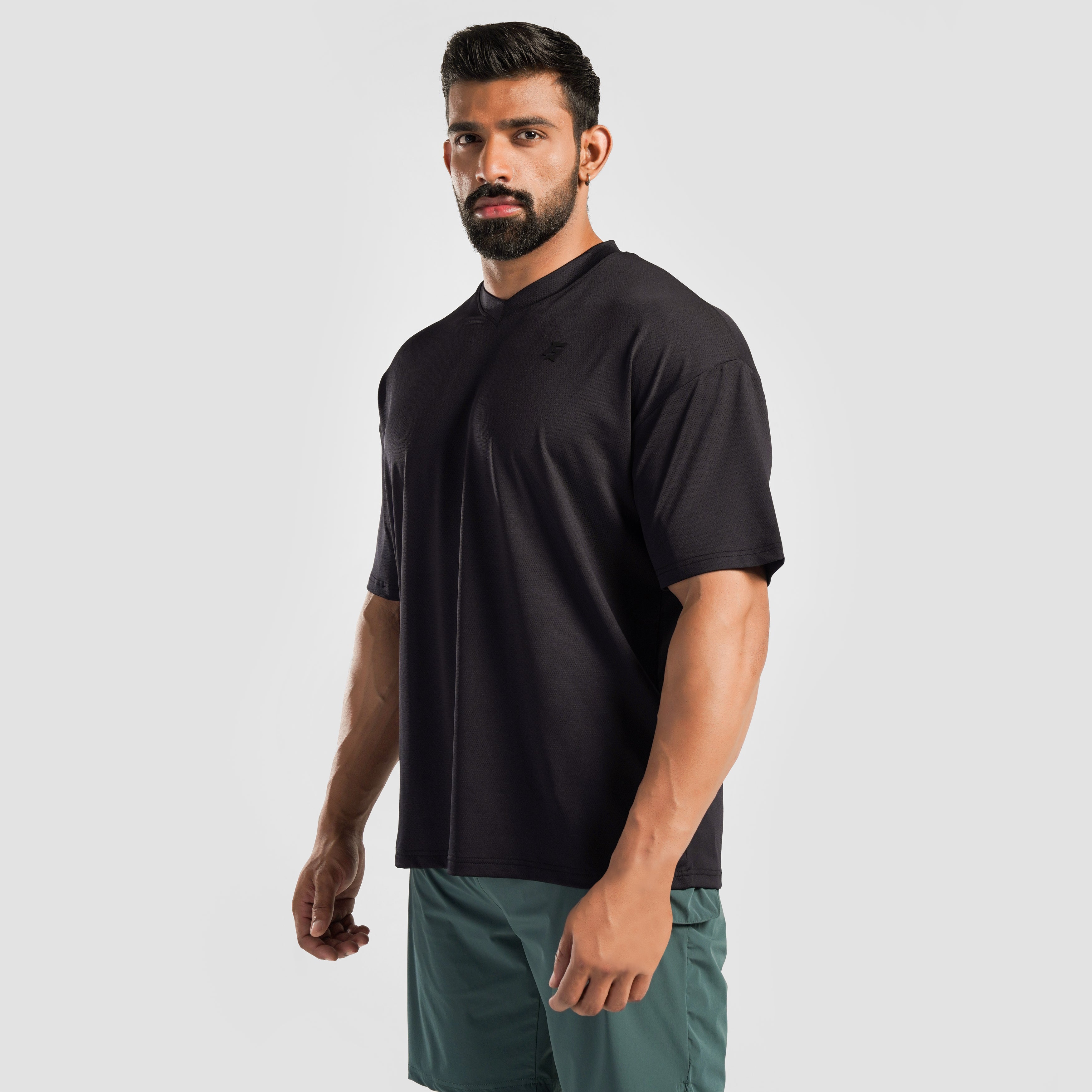 Power Mesh Tee (Black)