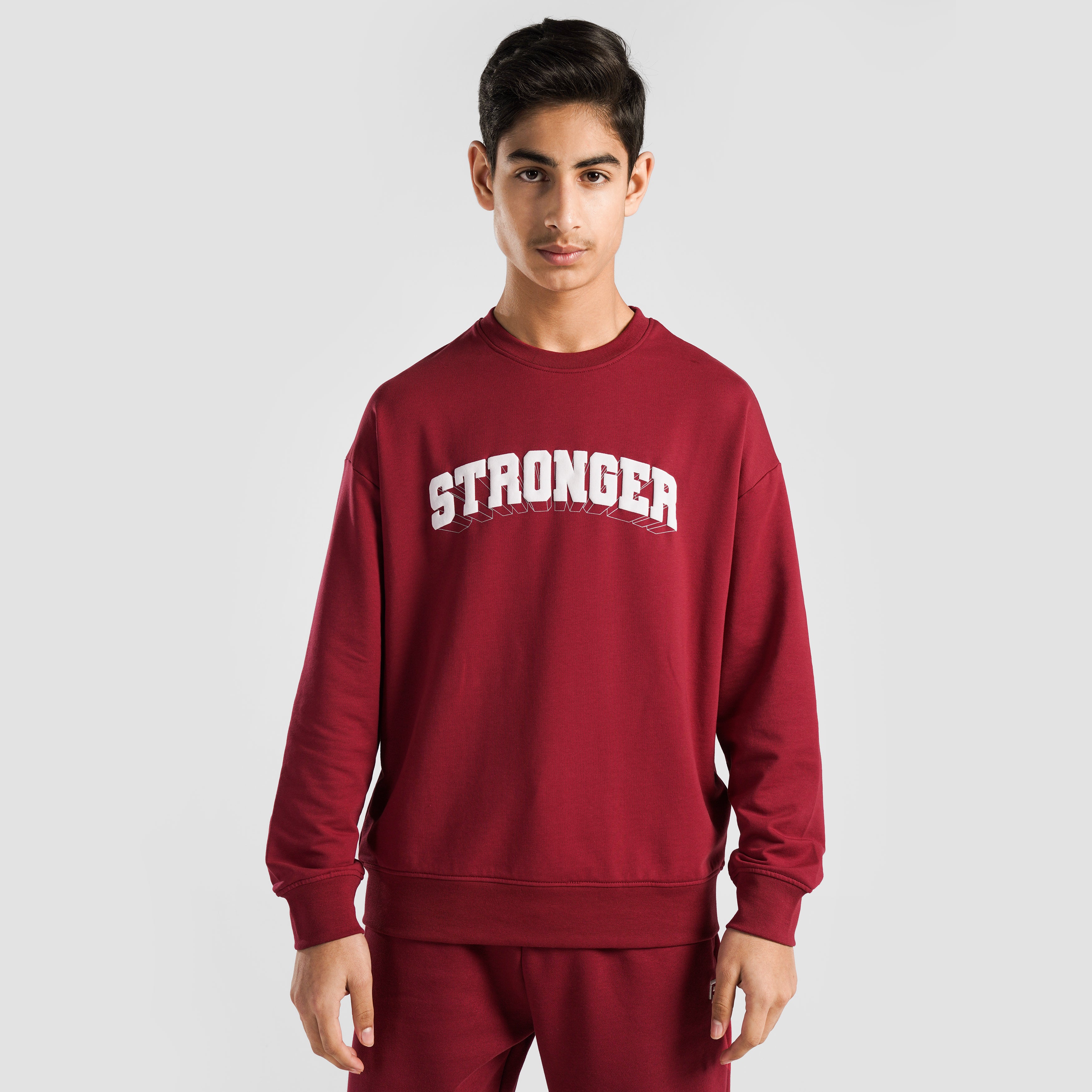 Stronger SweatShirt (Maroon)