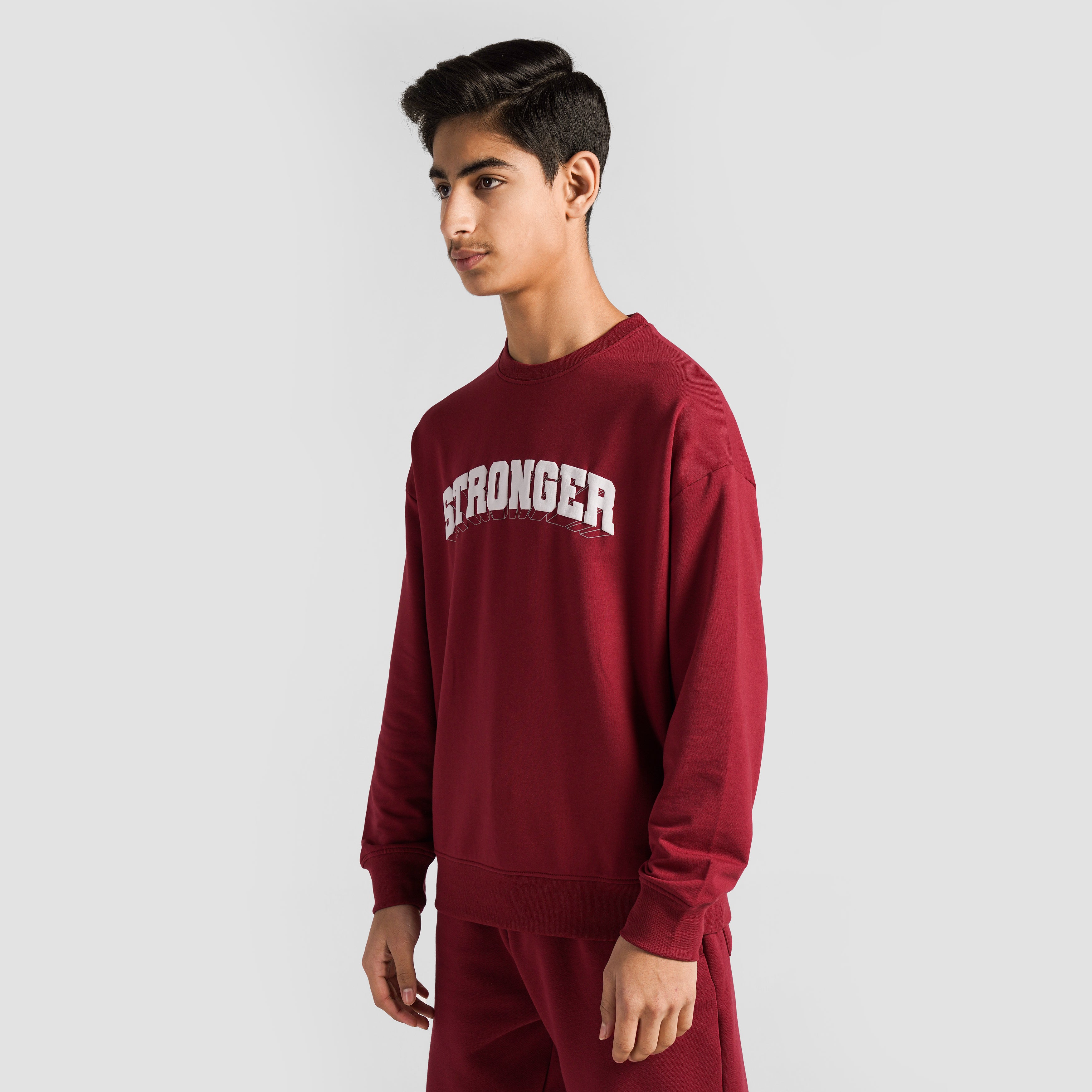 Stronger SweatShirt (Maroon)