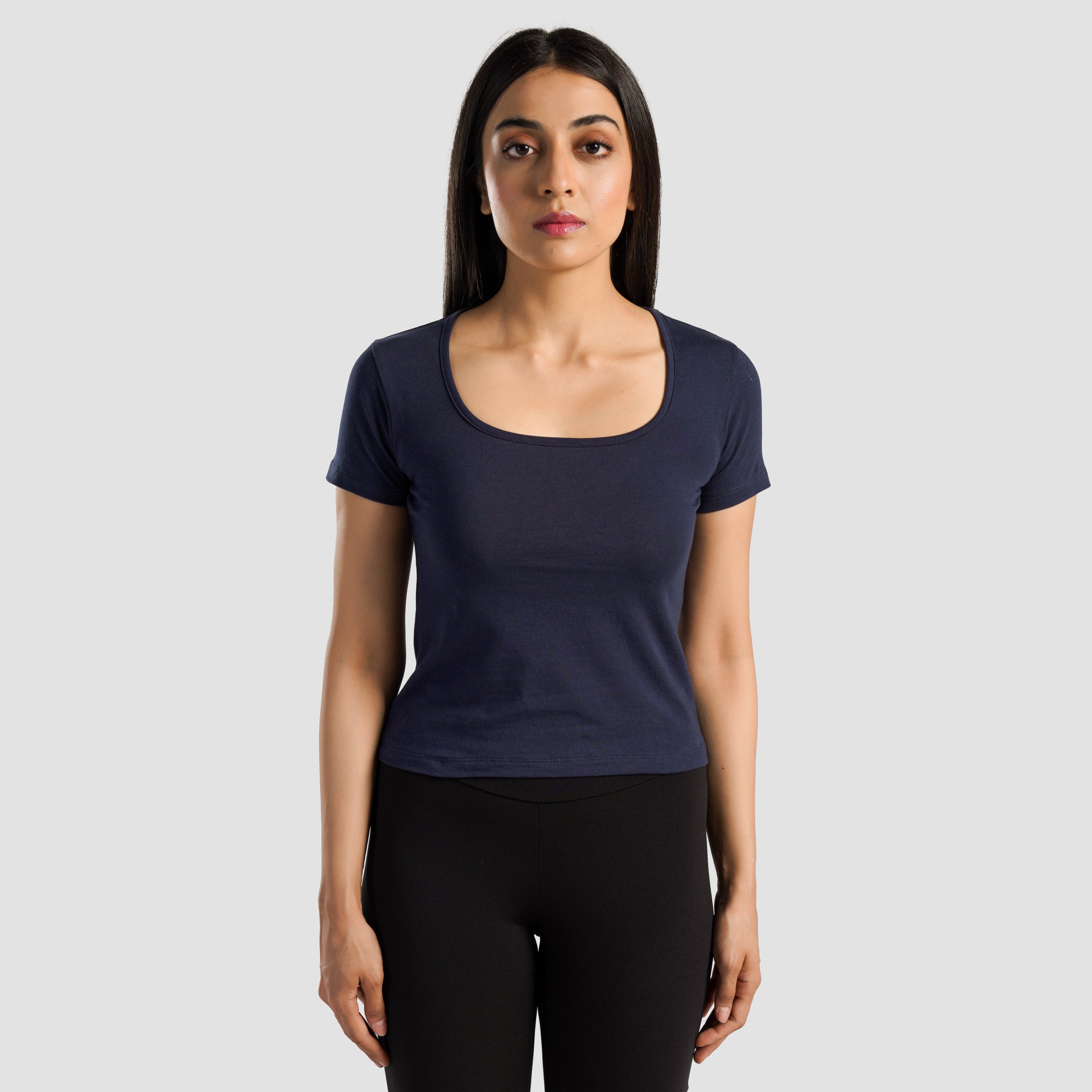 Flex Form Top (Navy)