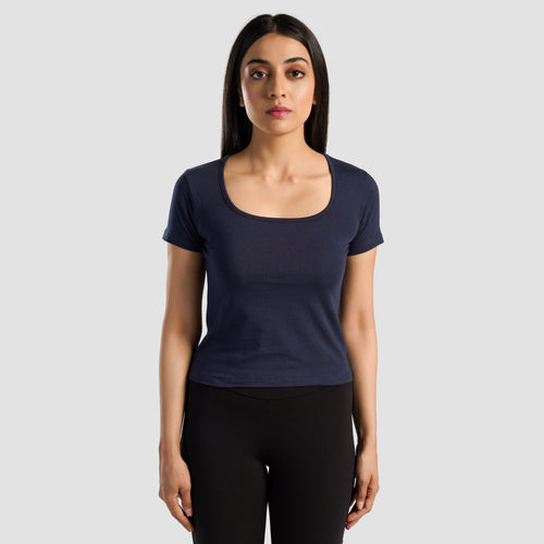 Flex Form Top (Navy)