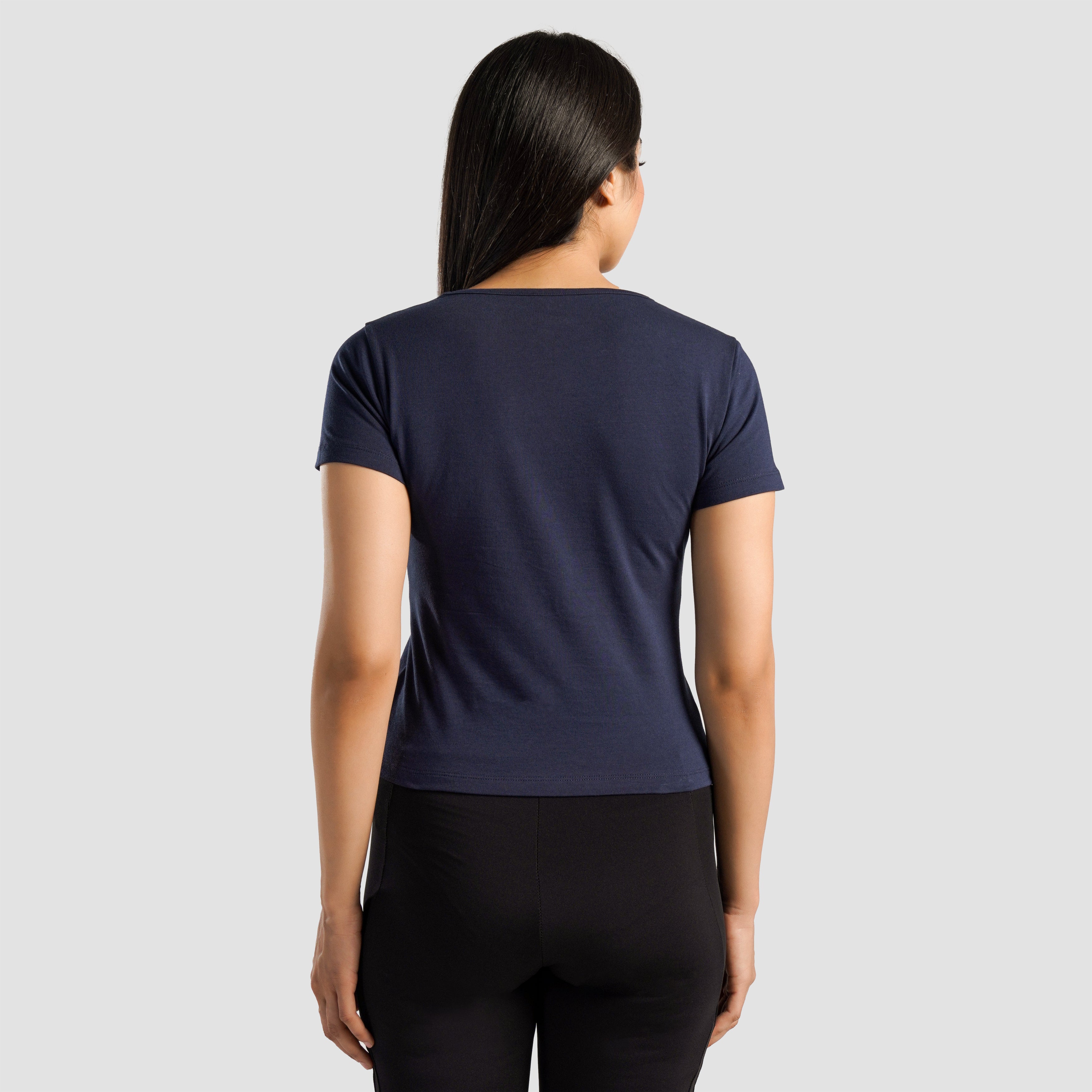 Flex Form Top (Navy)