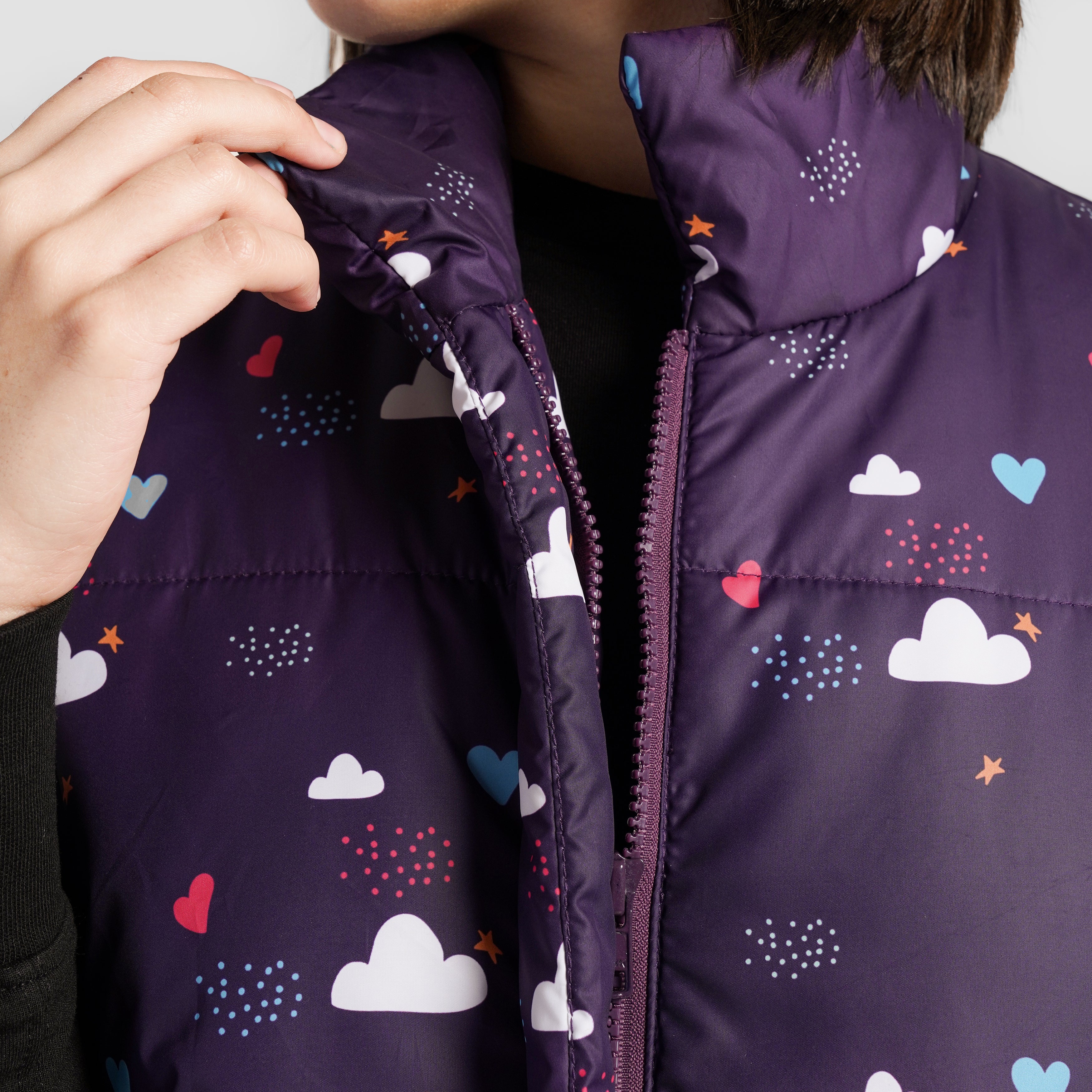 Dreamline Puffer Jacket (Purple)