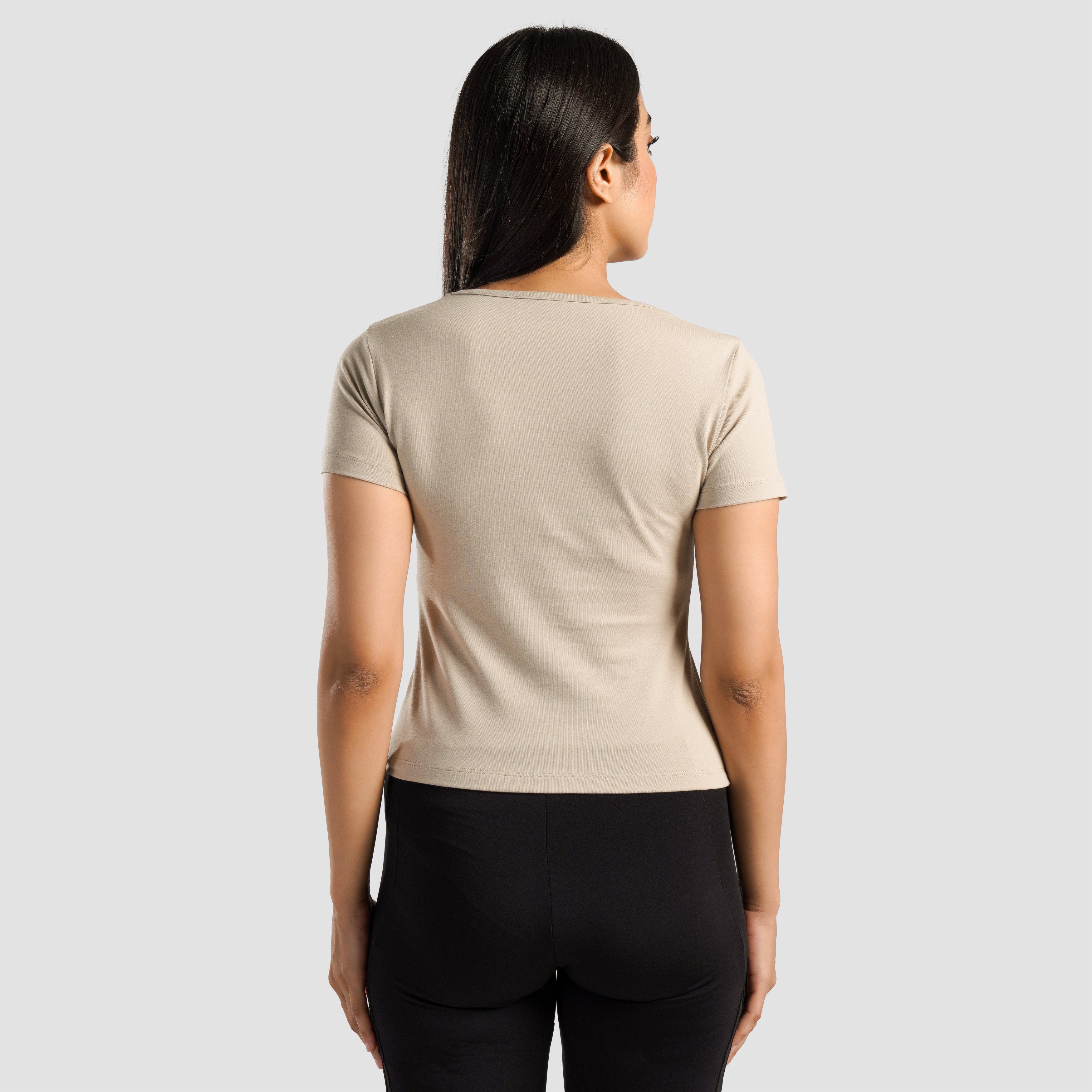 Flex Form Top (Beige)