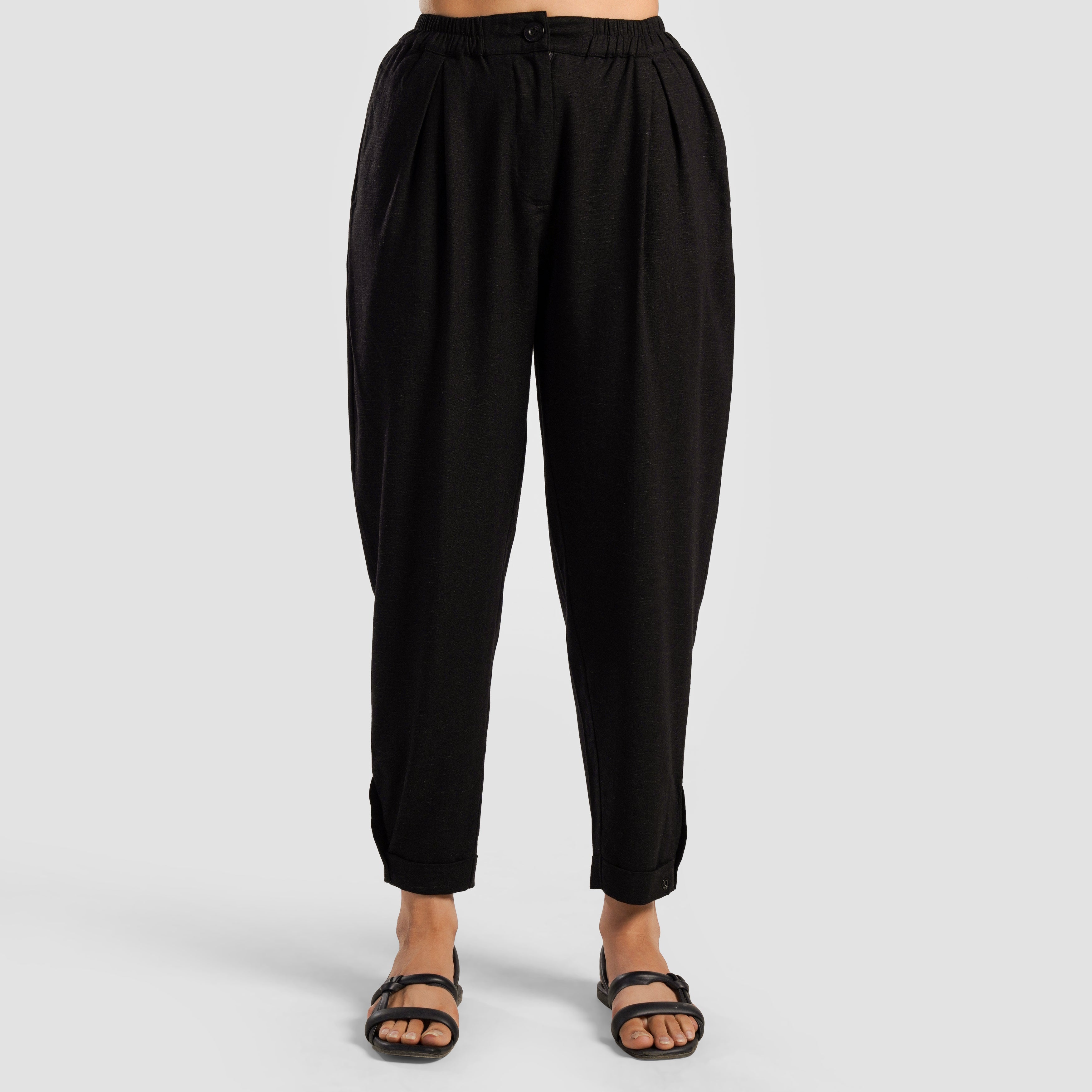 Woven Trousers (Black)