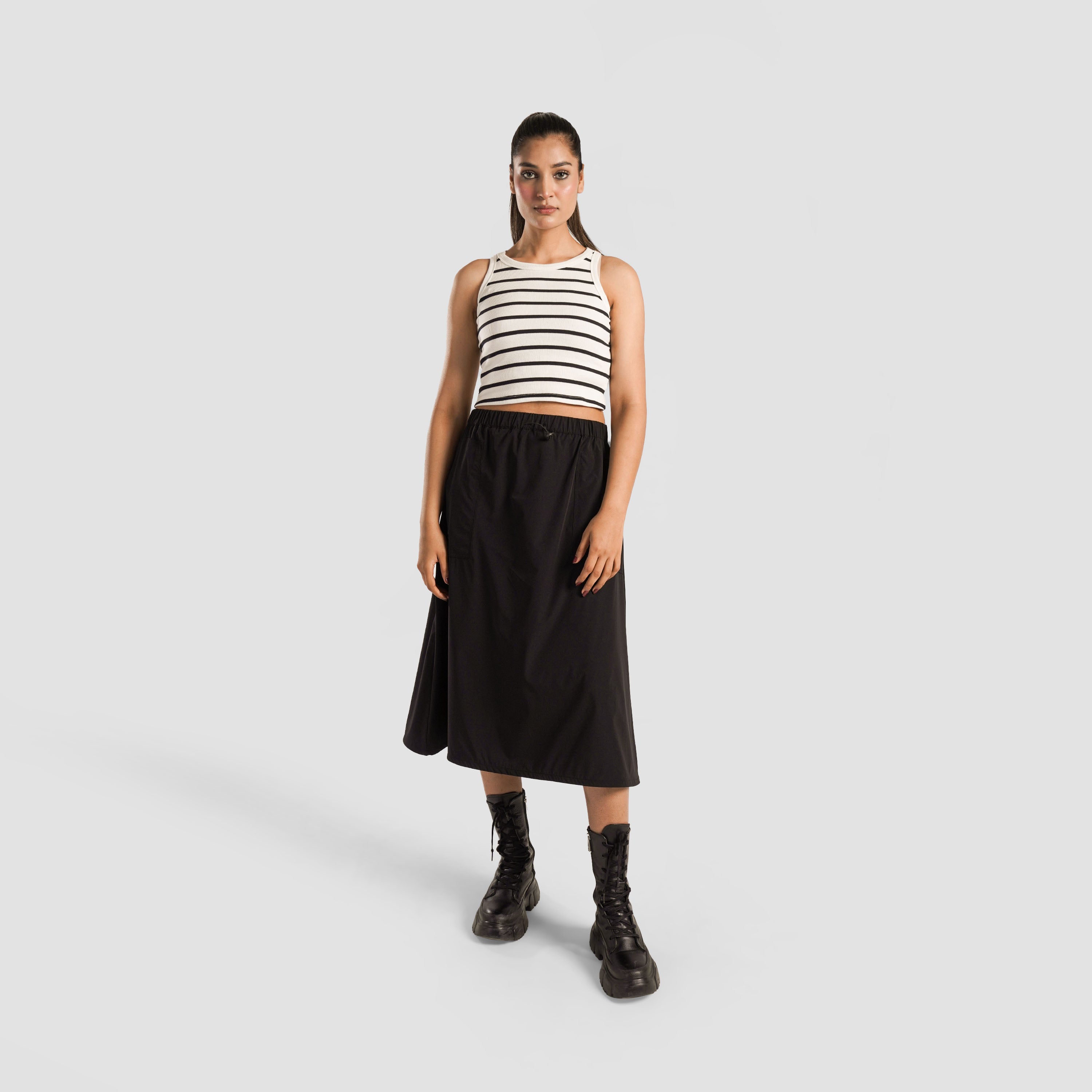 Striped Tank (White)