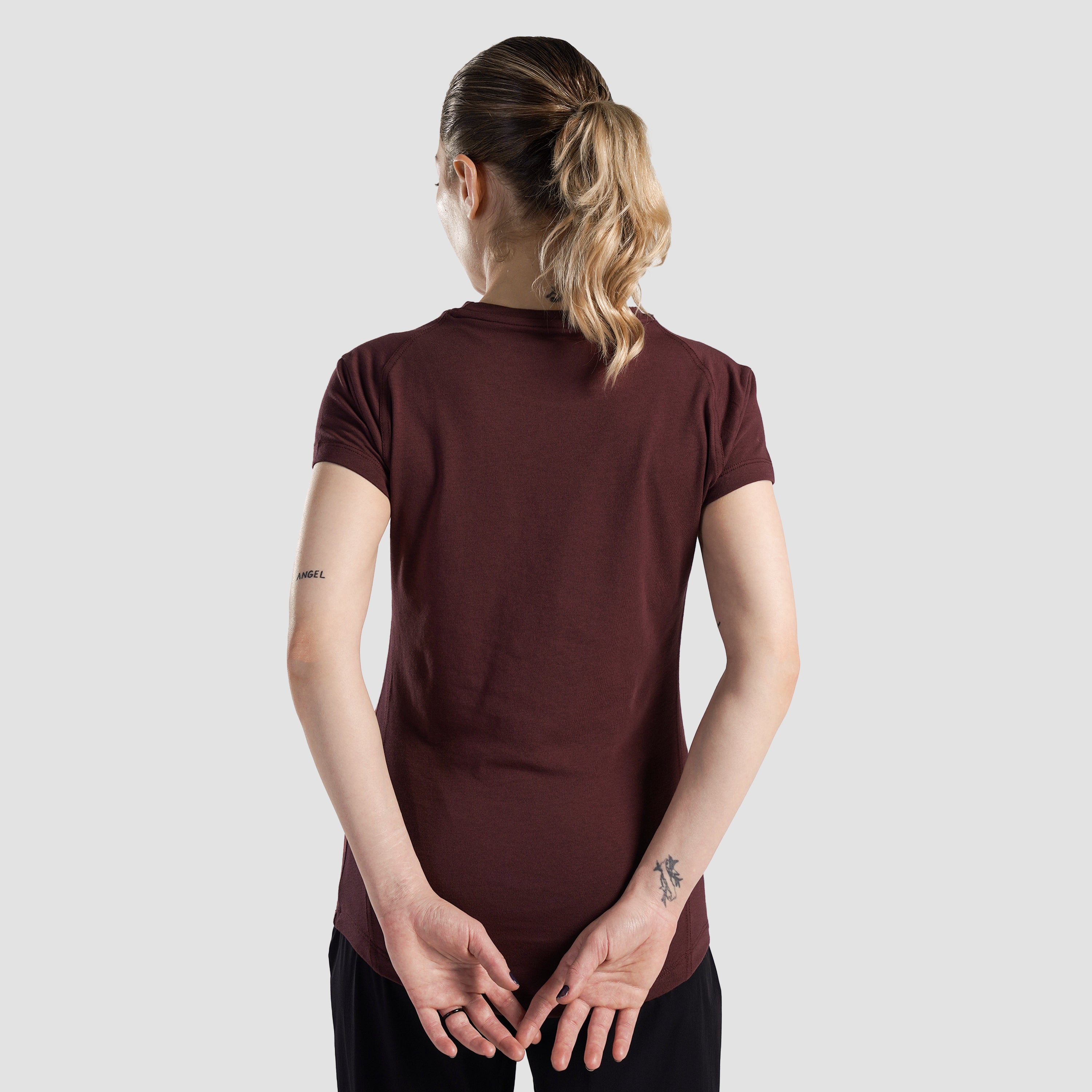 Tone Up Tee (Burgundy)