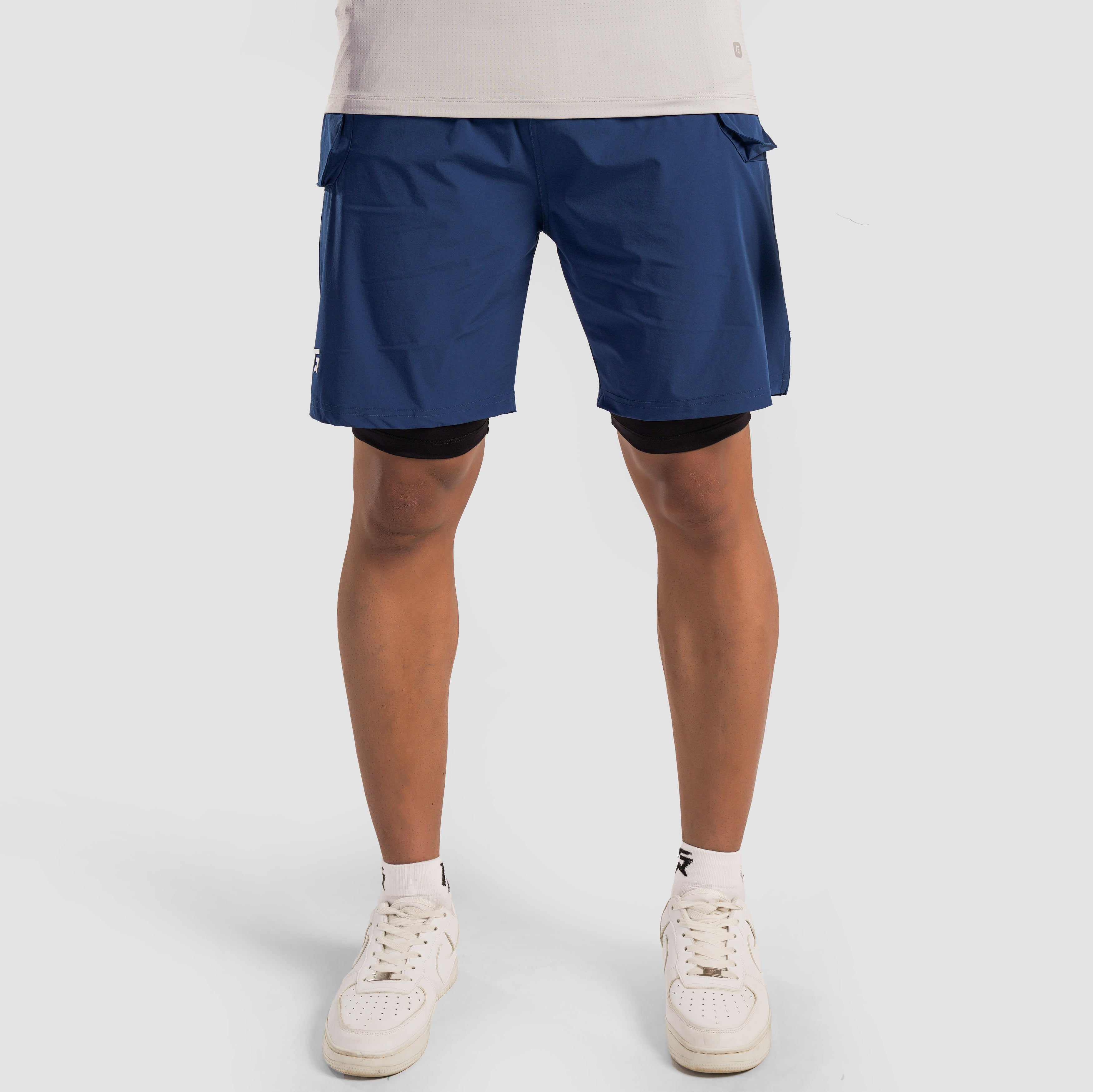 Aero Patch Shorts (Blue)