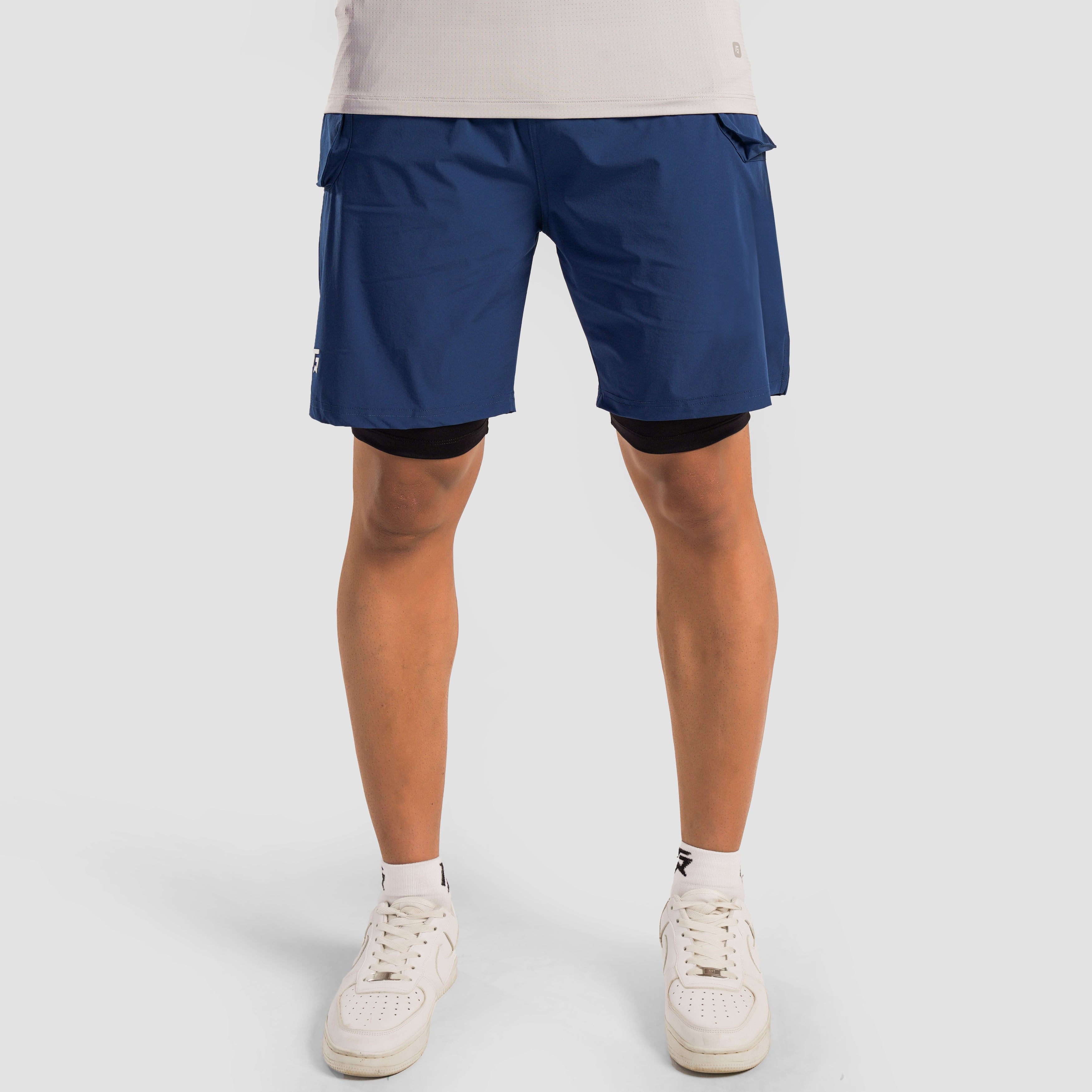 Aero Patch Shorts (Blue)