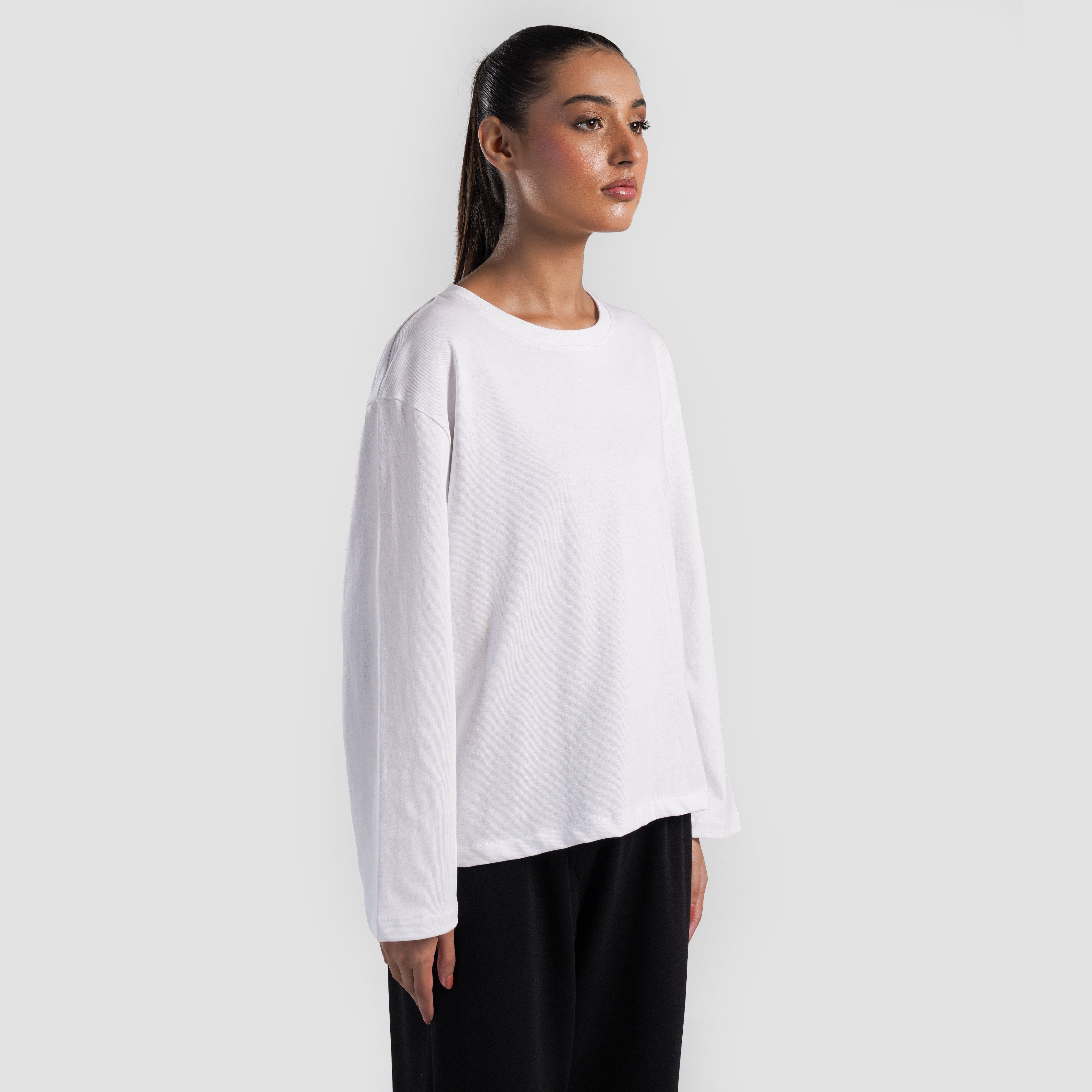 Basic Long Sleeves (White)