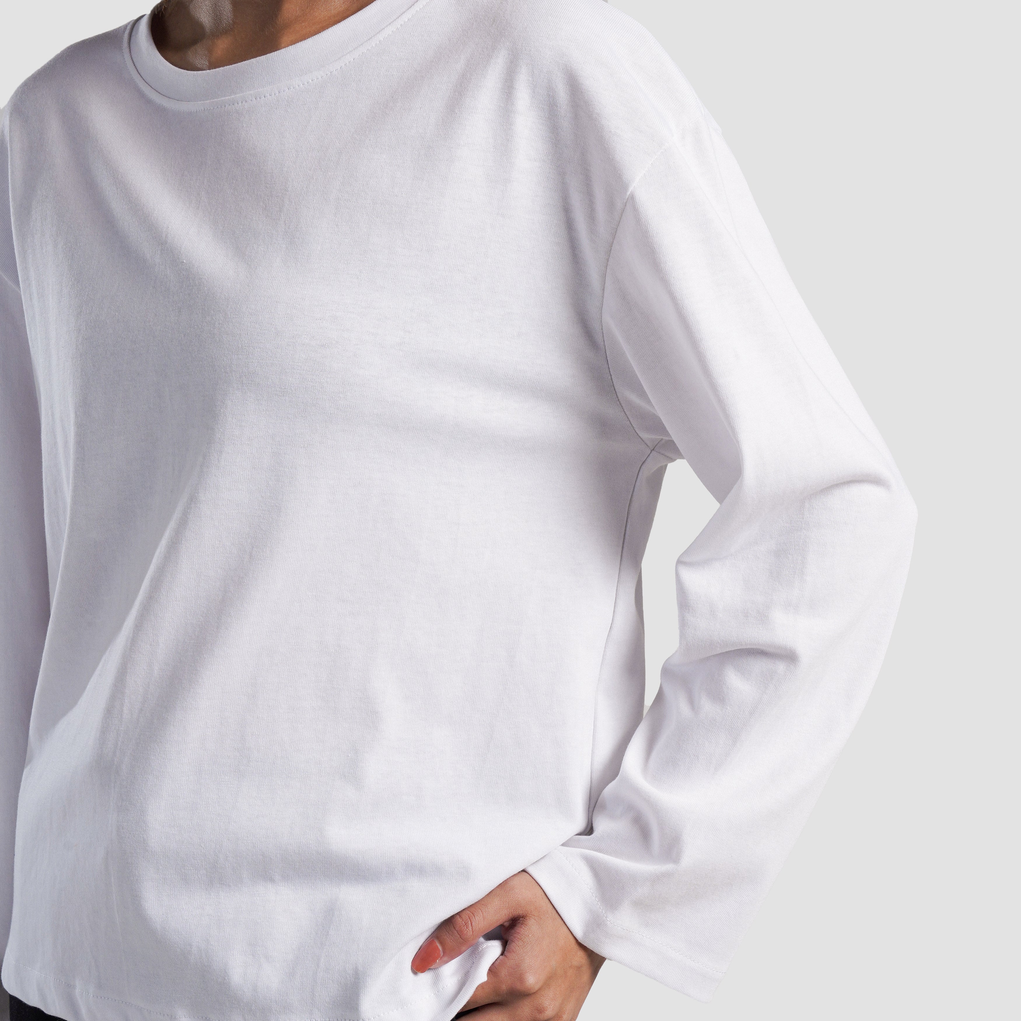 Basic Long Sleeves (White)