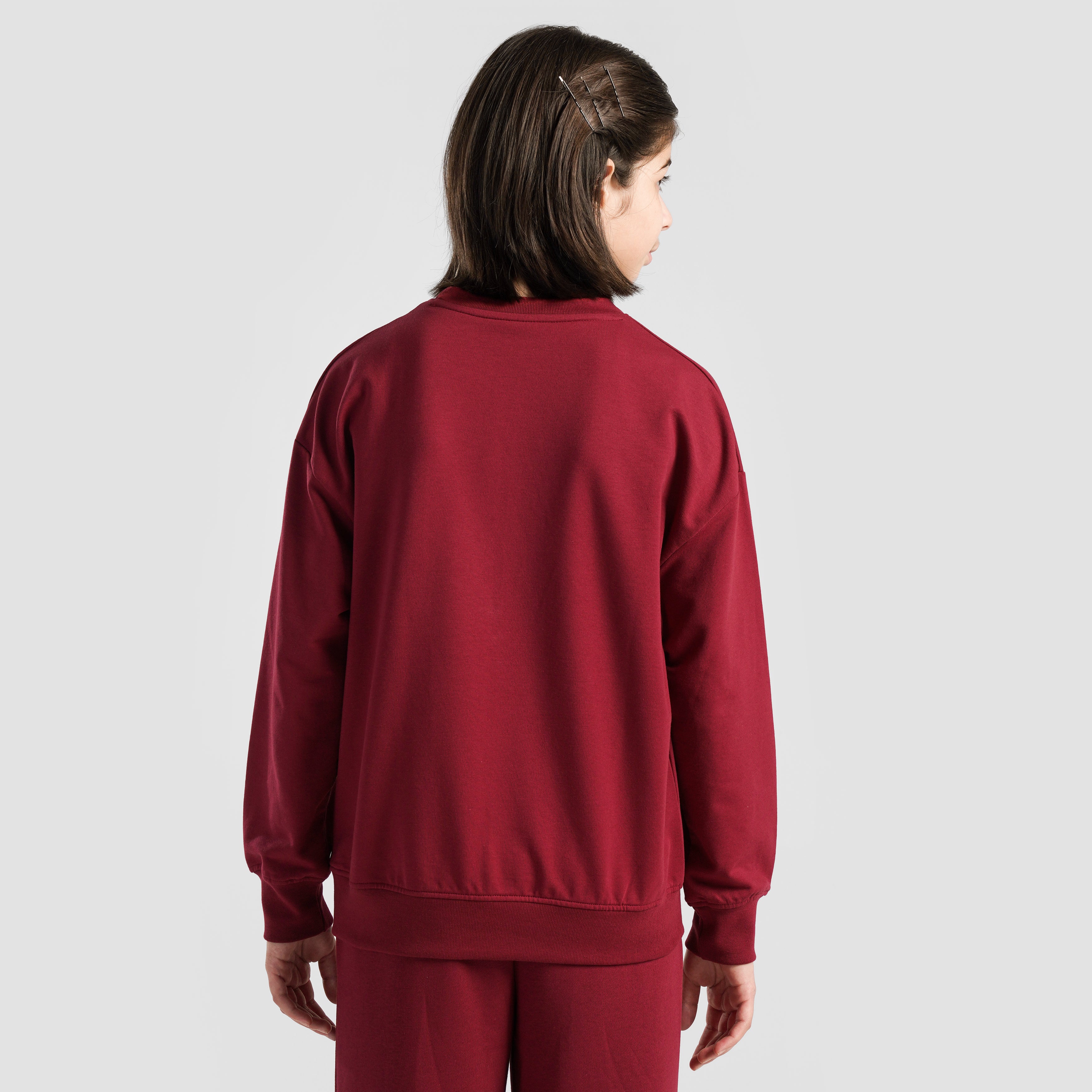 Playful Pretty SweatShirt (Maroon)