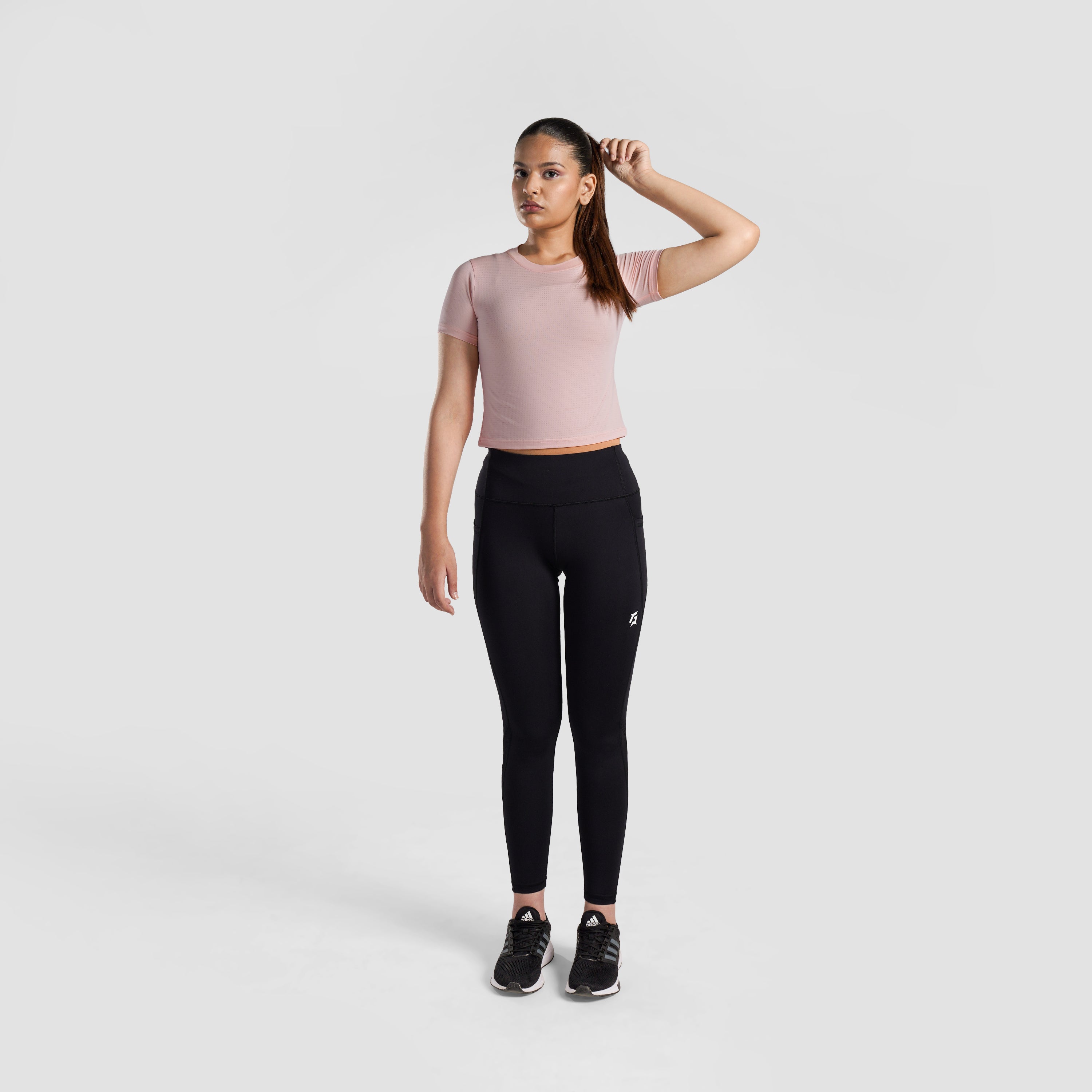 W024 Cropped Tee (Peach)