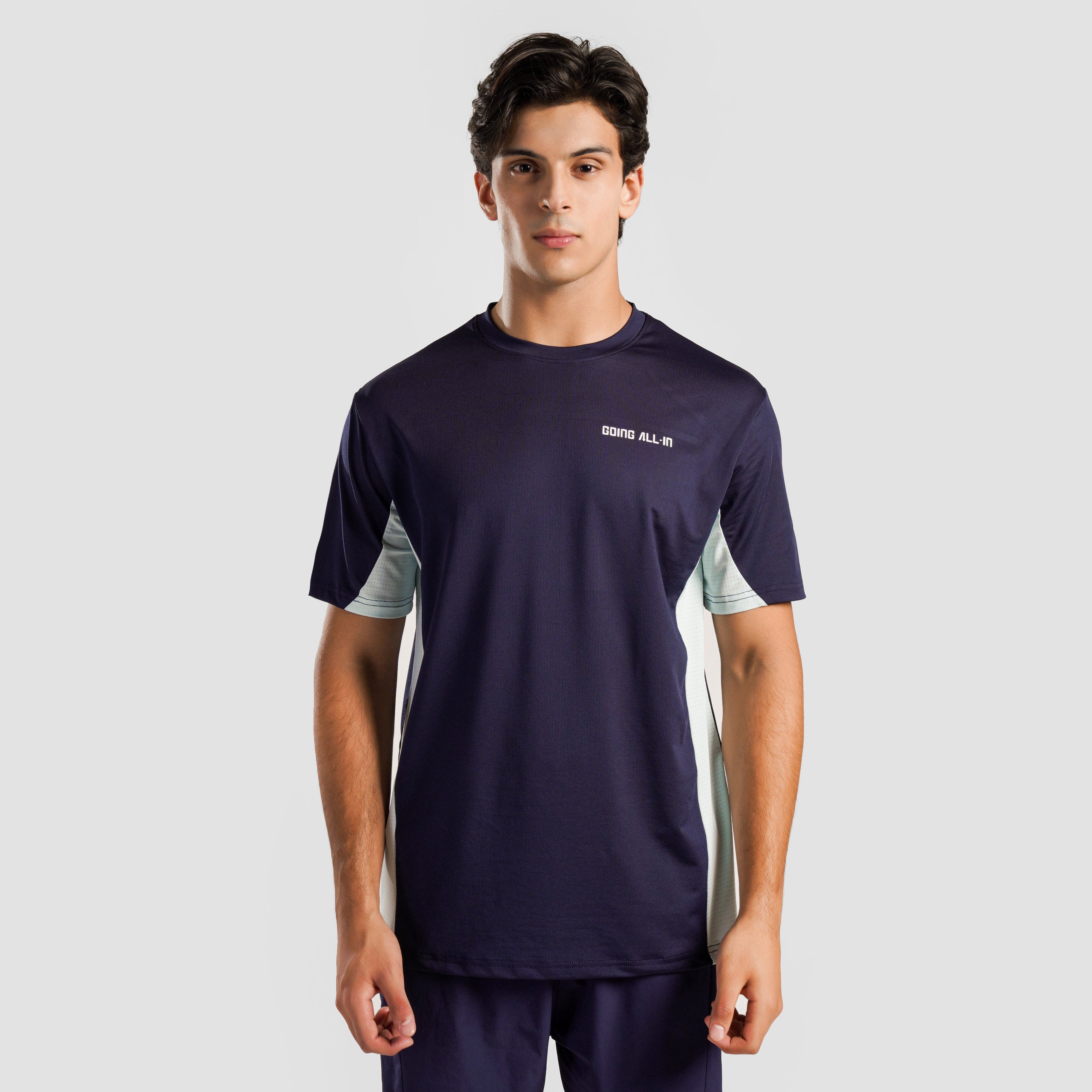 Ace T-Shirt (Navy-Mint Green)