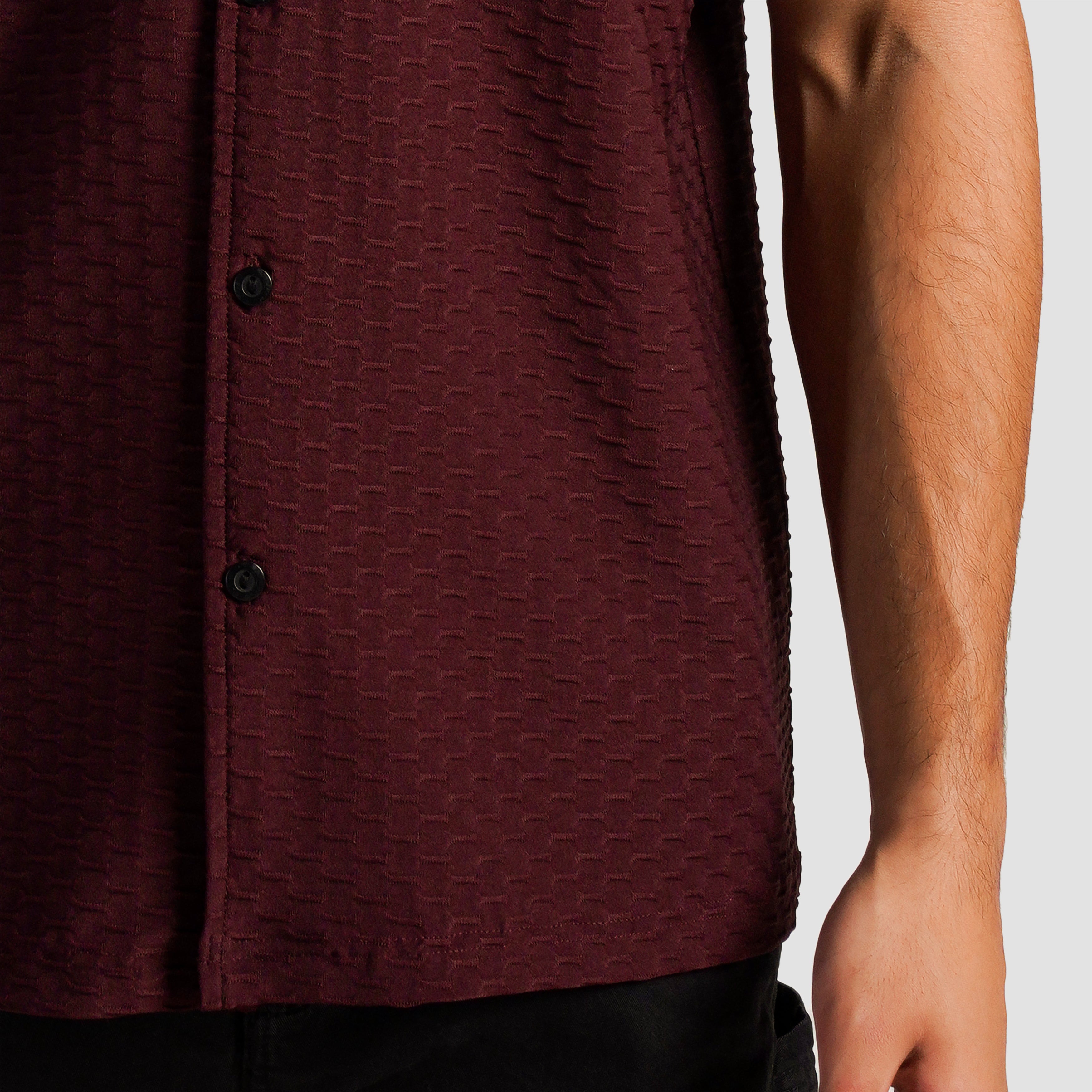 GAI Essential Button Down (Maroon)