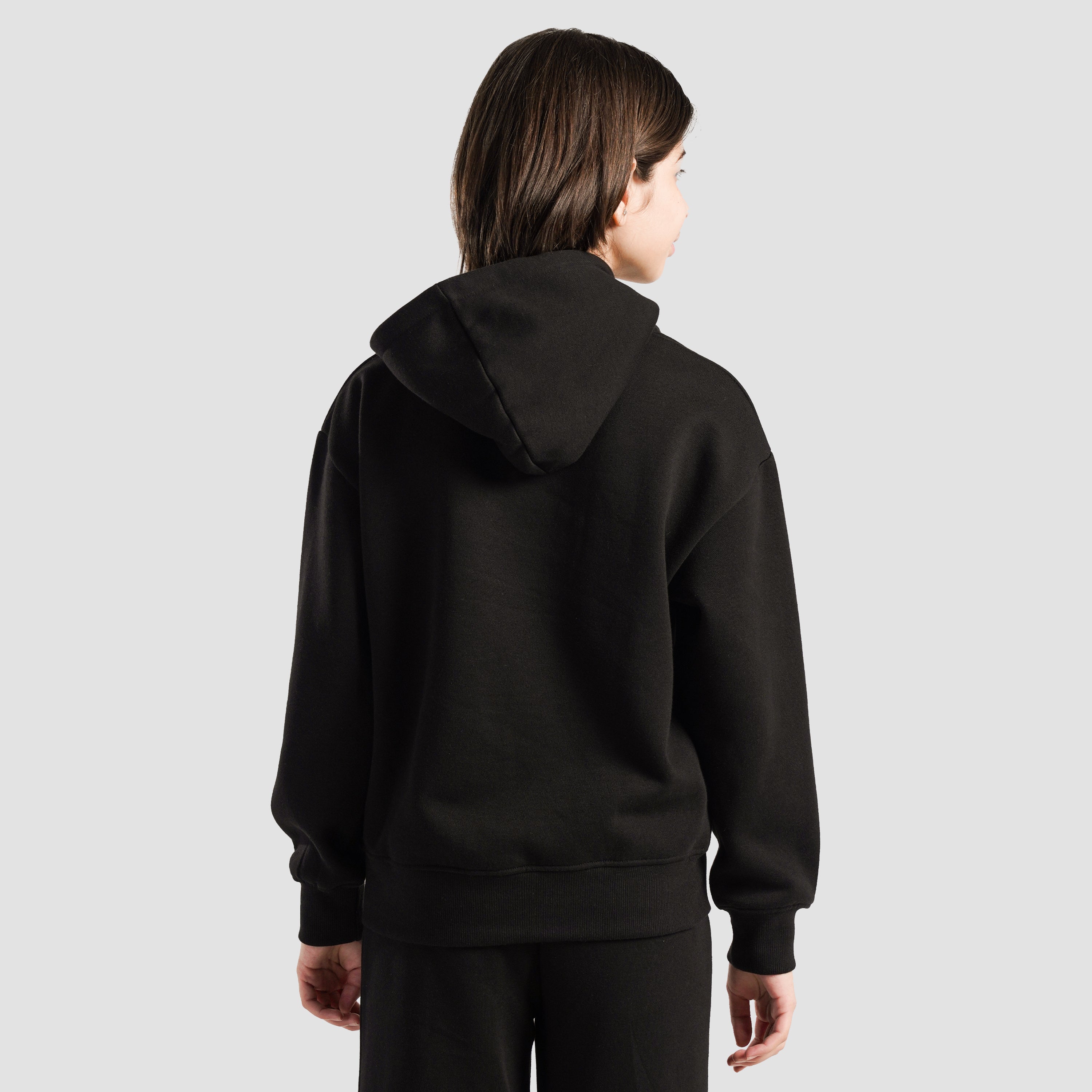 Front Pouch Pocket Hoodie (Black)