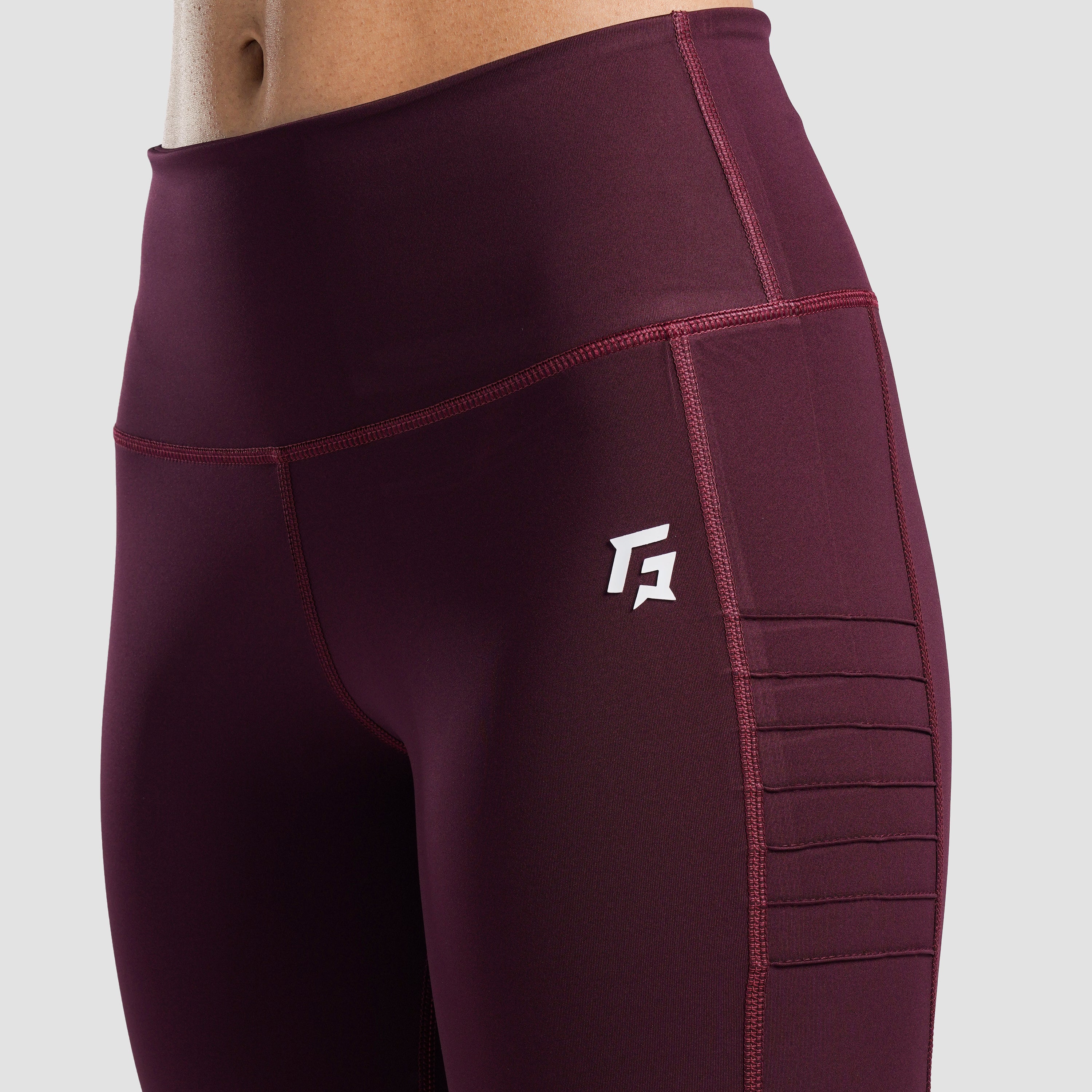 SupremeFlix Leggings (Maroon)