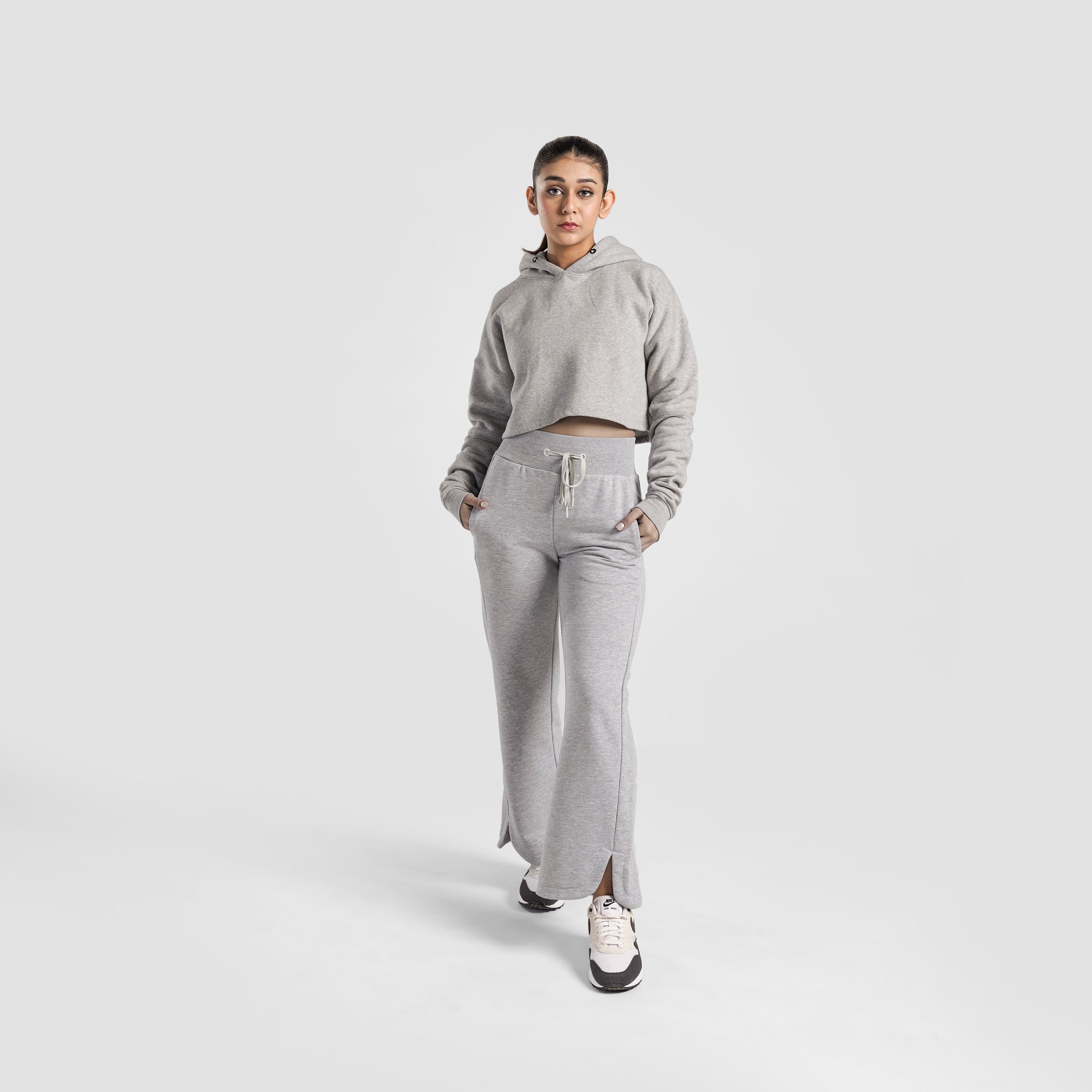 Flex Ease Trousers (Melange Grey)