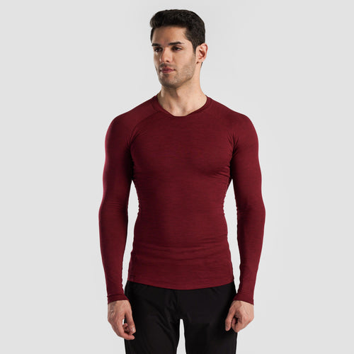 Ultimate Compression Long Sleeves (Maroon)