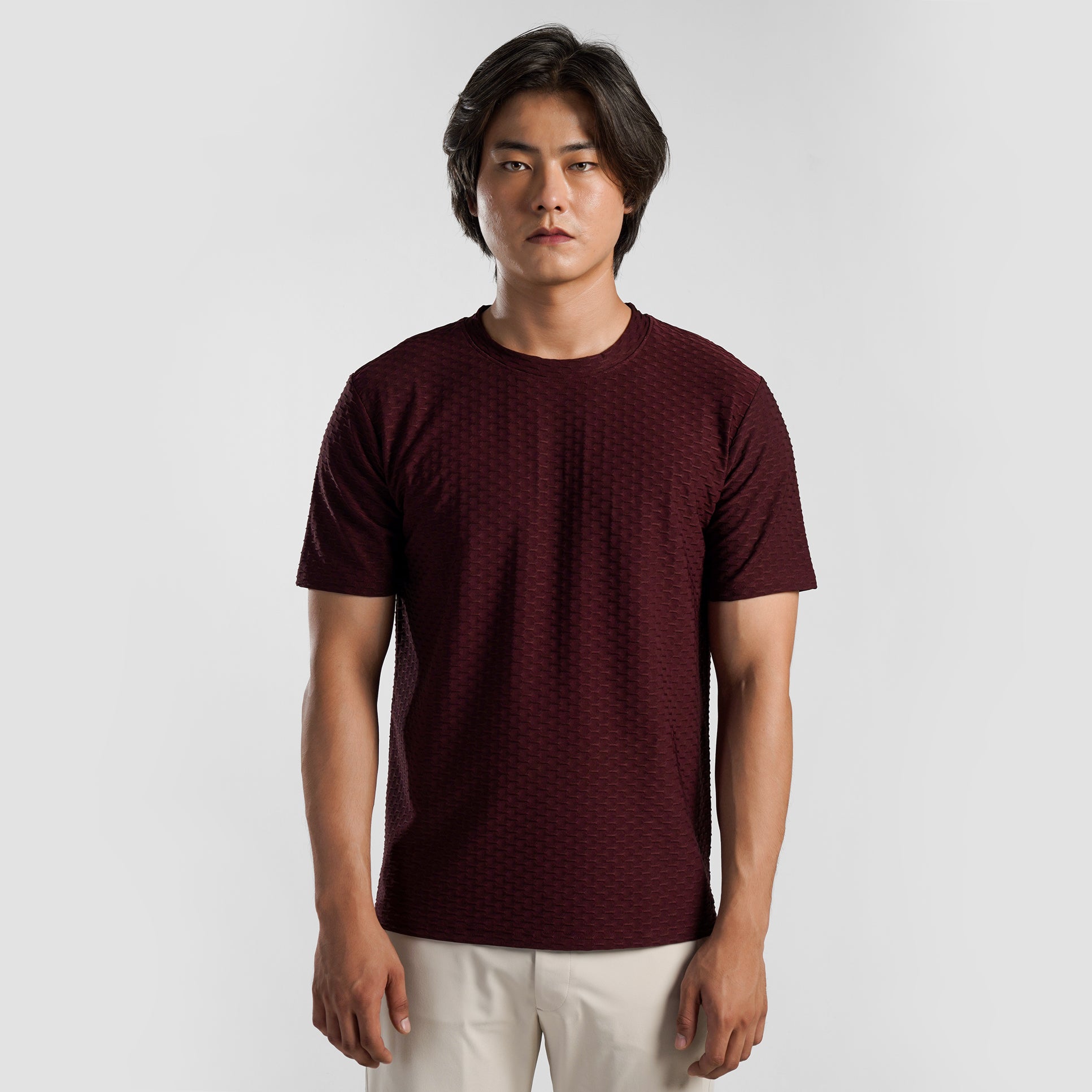 GridLock Tee (Maroon)