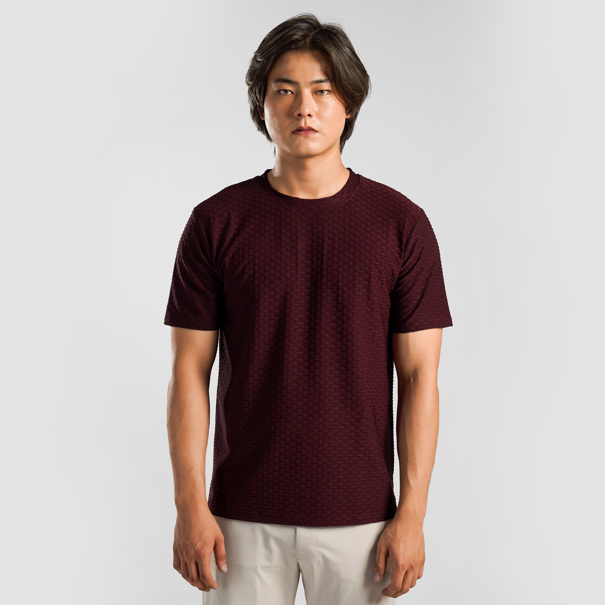 GridLock Tee (Maroon)