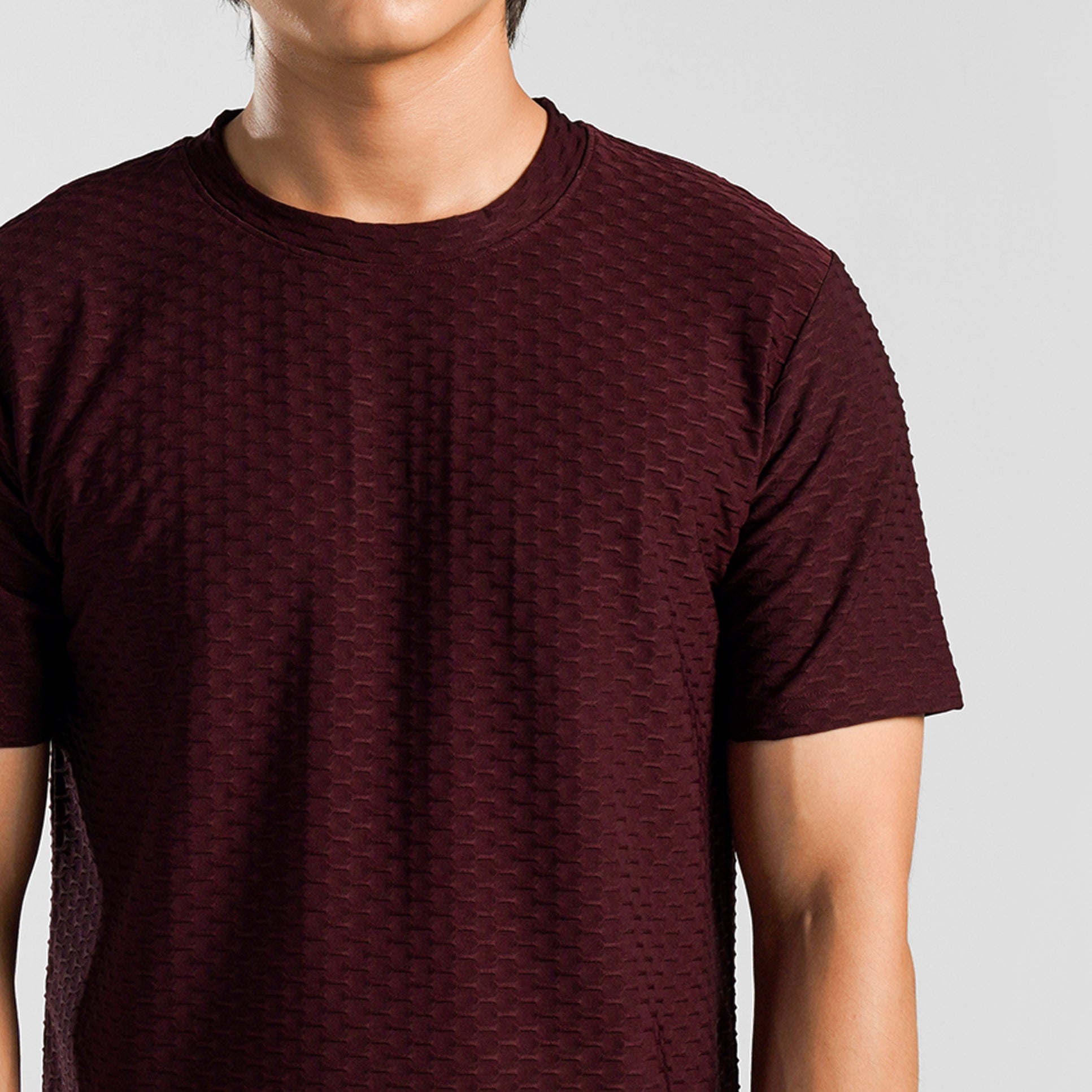 GridLock Tee (Maroon)