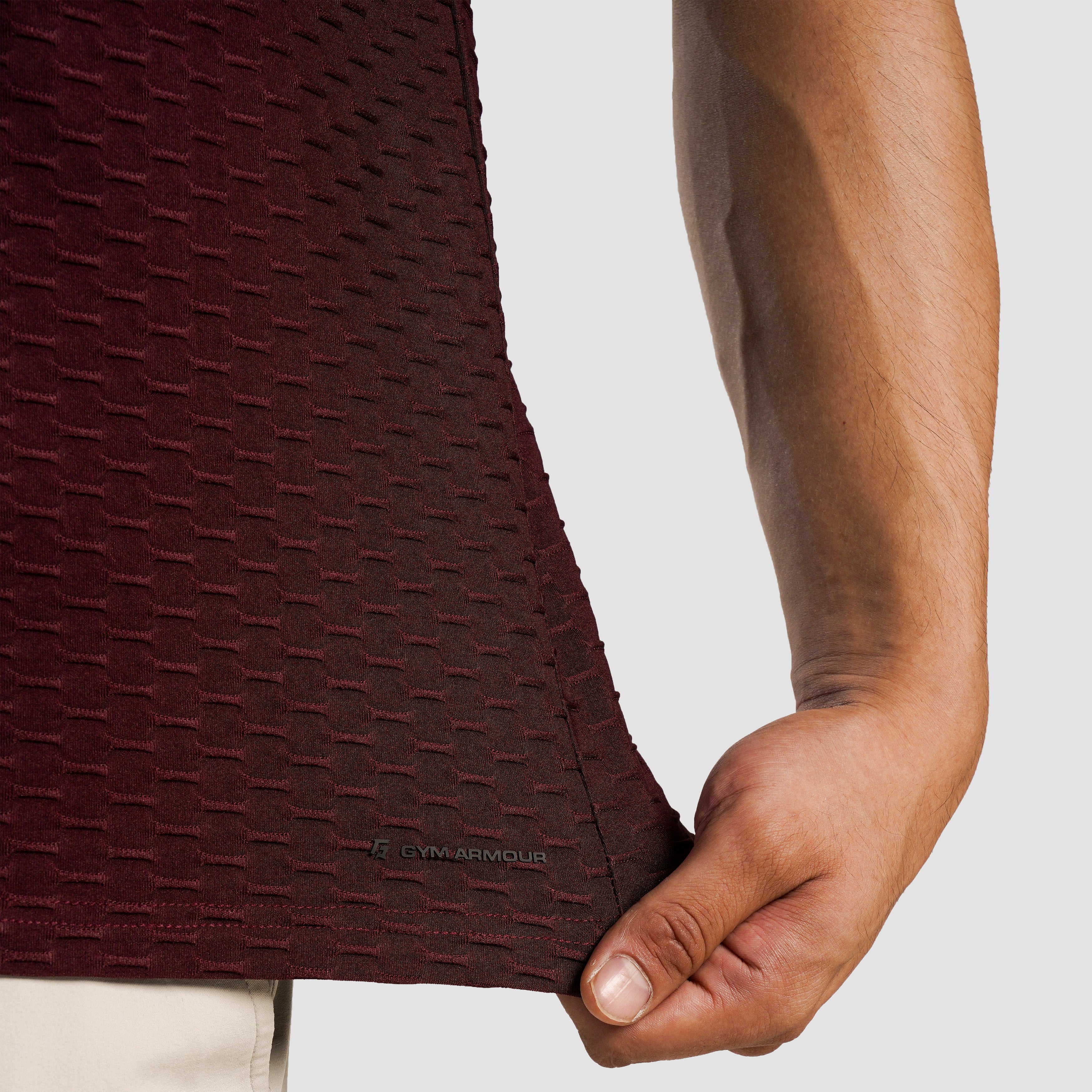 GridLock Tee (Maroon)