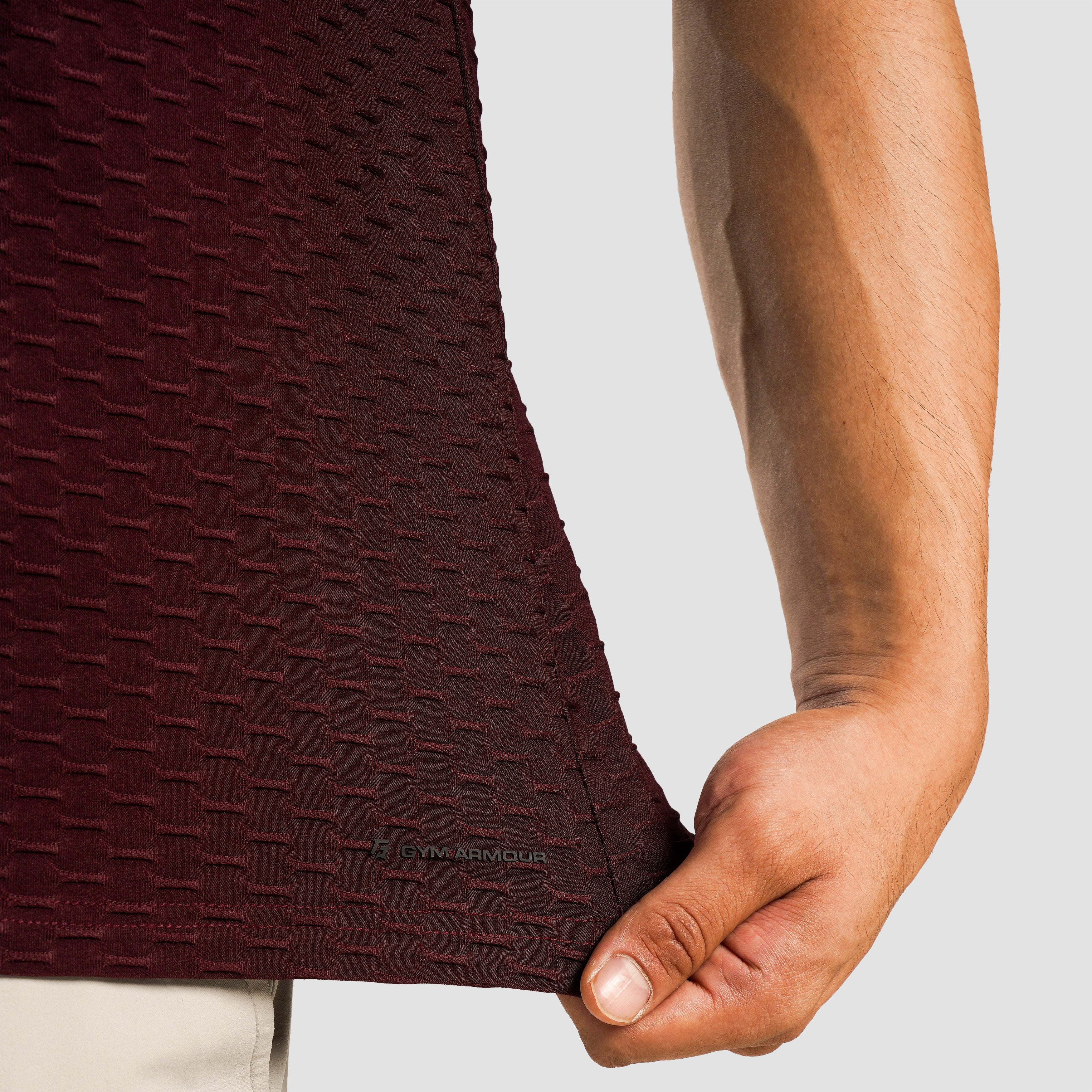GridLock Tee (Maroon)