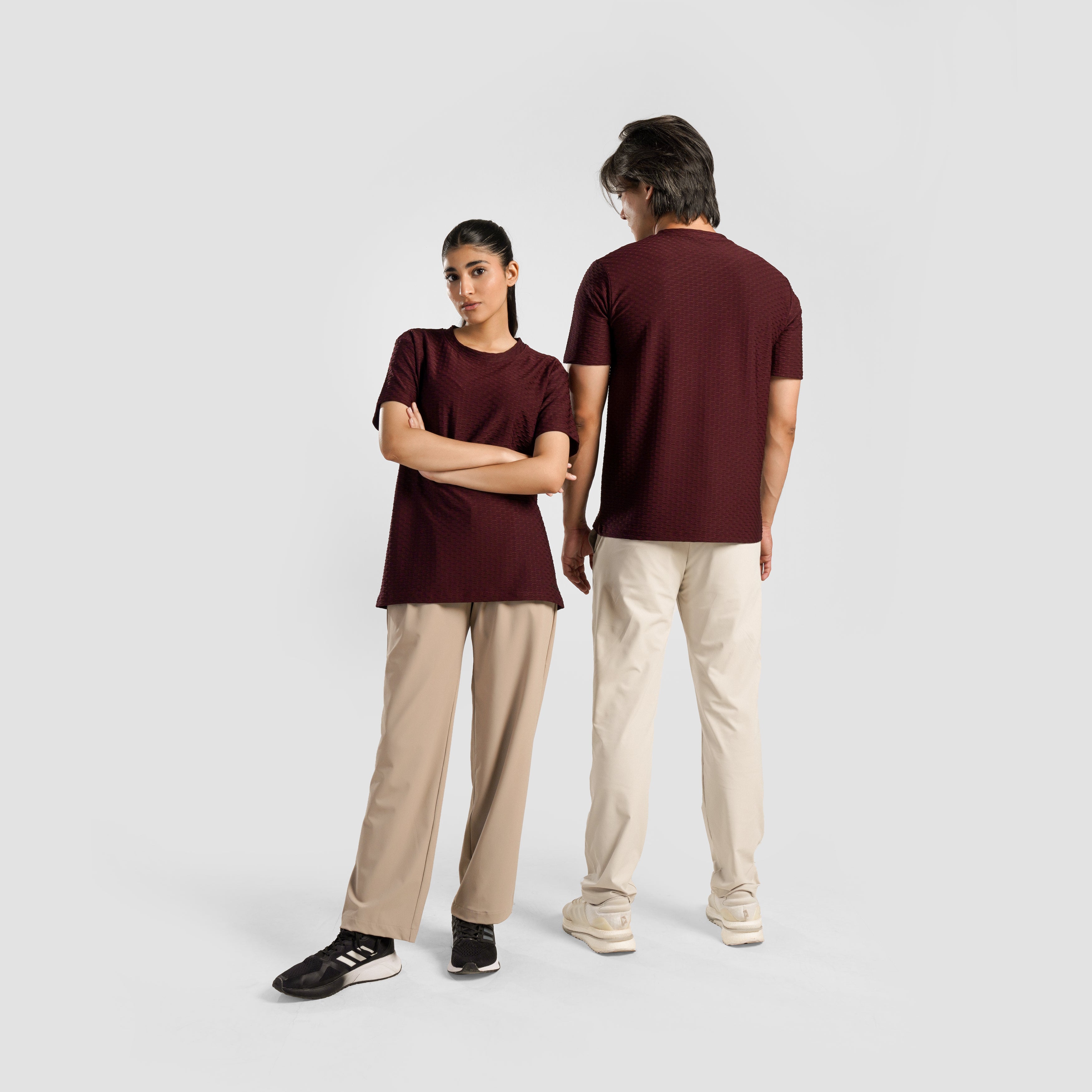 GridLock Tee (Maroon)