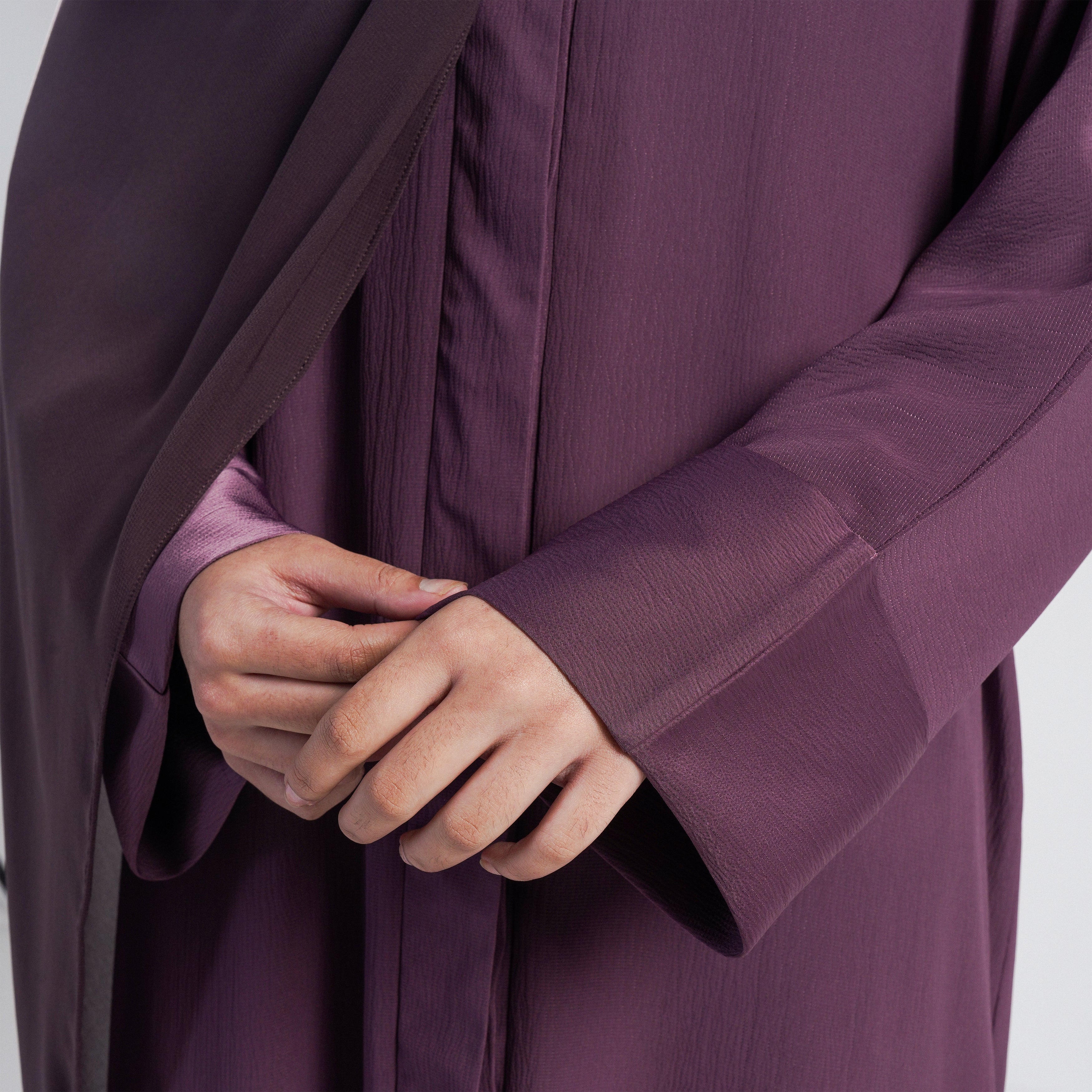 Kimono Abaya (Dusty Lilac)